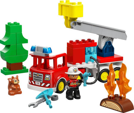 LEGO DUPLO Löschauto mit Schlauch und Feuerwehrmann 10473