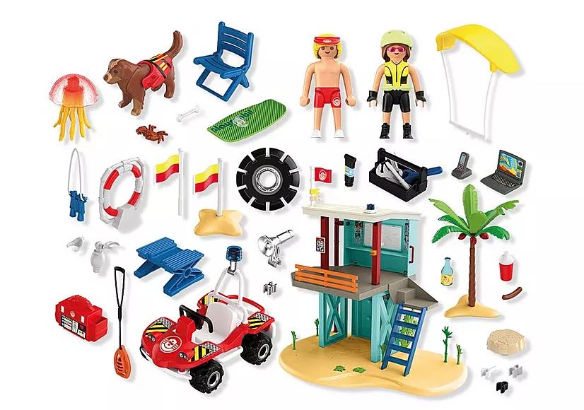 PLAYMOBIL my Life Rettungsturm mit Beach buggy 71903 - Bild 3