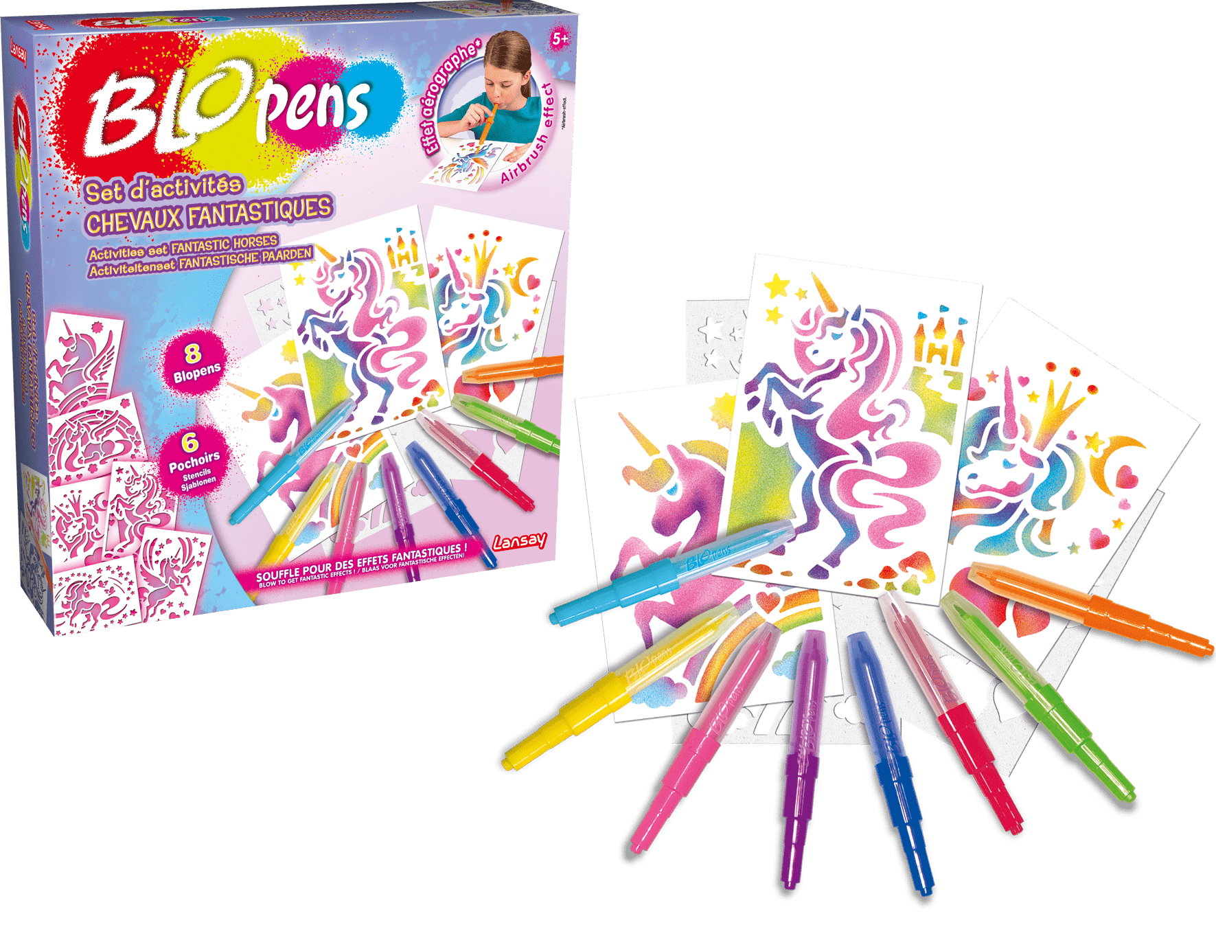 Blopens Sprühstifte Set Einhorn - Bild 3