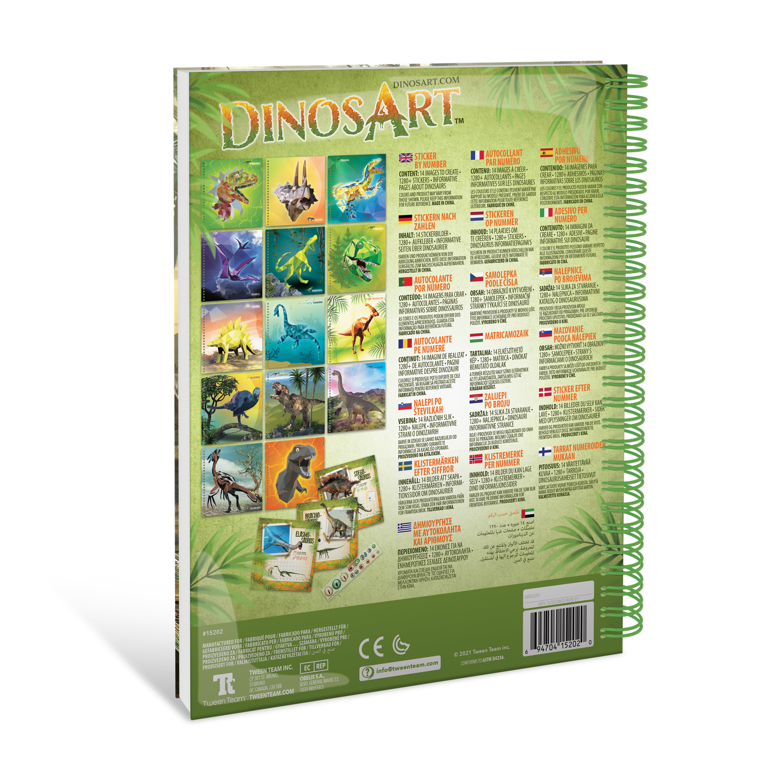 Dinosart Creative Book Sticker - Bild 5