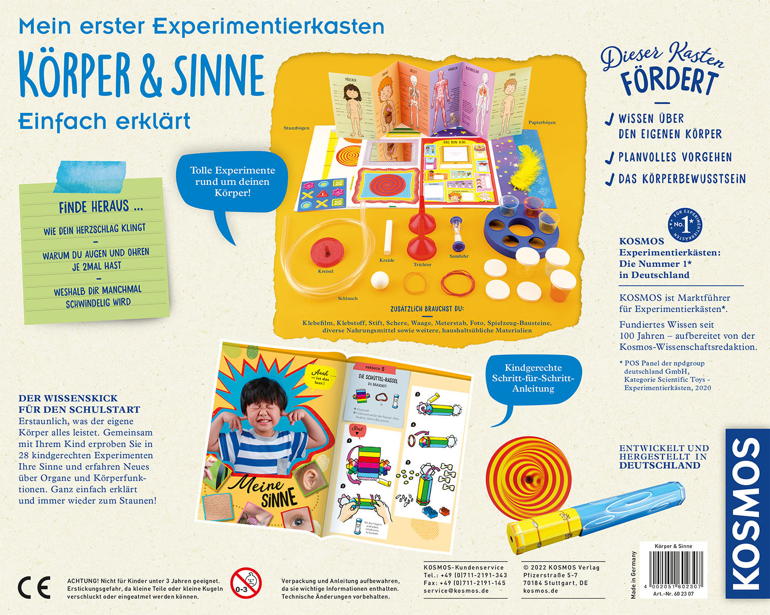 Mein erster Experimentierkasten - Körper und Sinne - Bild 2