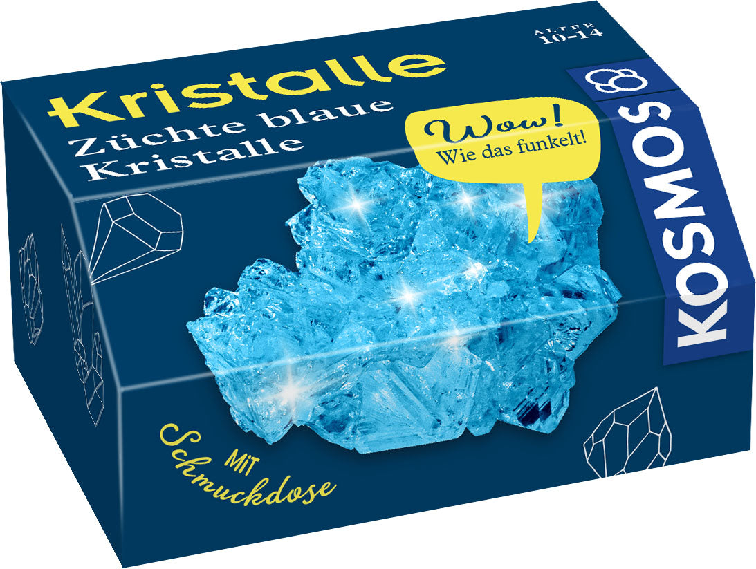 Mini Kristalle züchten blau - Bild 1
