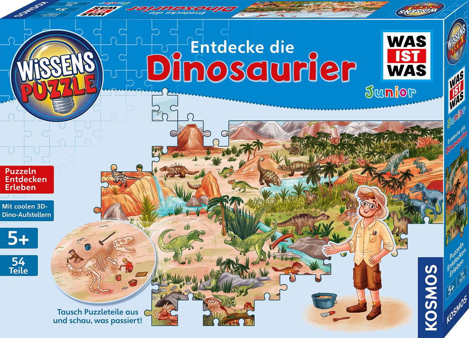 Wissenspuzzle: WAS IST WAS junior - Entdecke die Dinosaurier - Bild 1