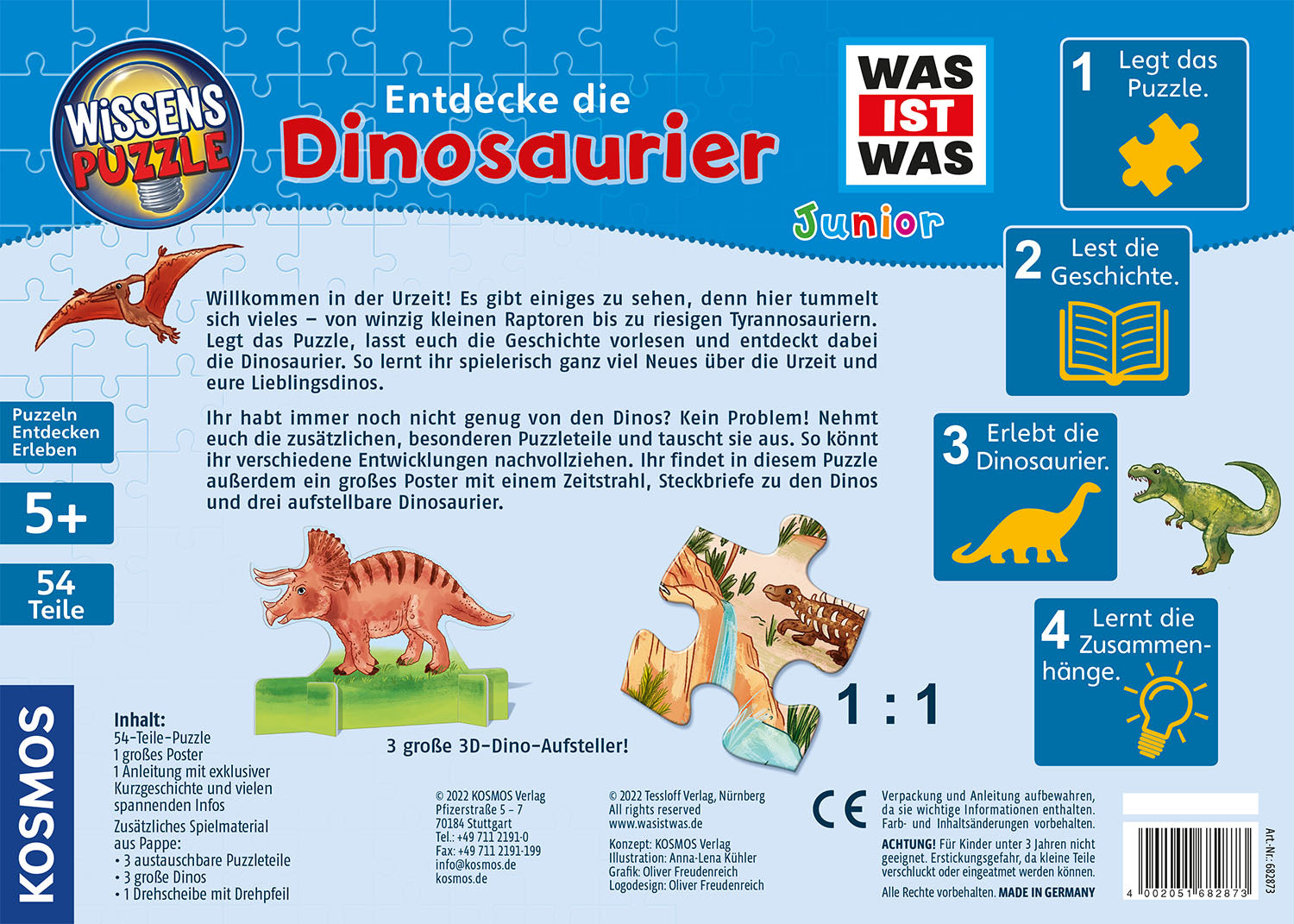 Wissenspuzzle: WAS IST WAS junior - Entdecke die Dinosaurier - Bild 2
