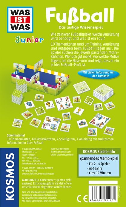WAS IST WAS junior - Fussball - Das lustige Wissensspiel - Bild 2