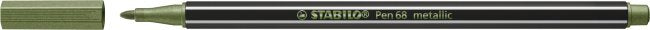 Stabilo Pen 68 Fasermaler metallic hellgrün - Bild 1