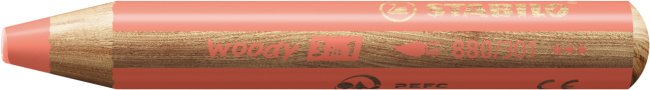 Stabilo Woody 3in1 Malstift pastellrot - Bild 1