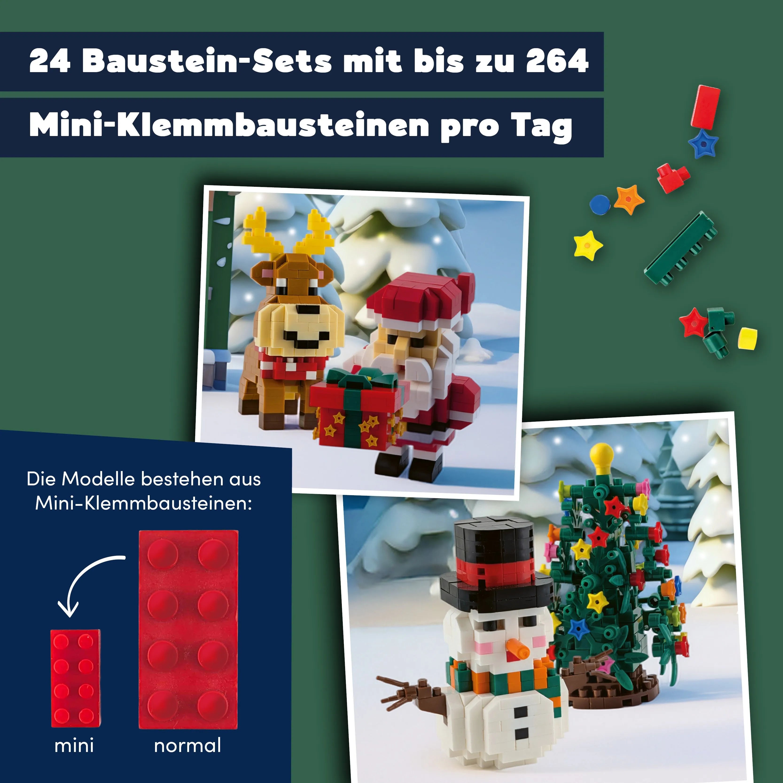 Adventskalender TOPP Bricks mit Mini-Klemmbausteinen - Bild 3