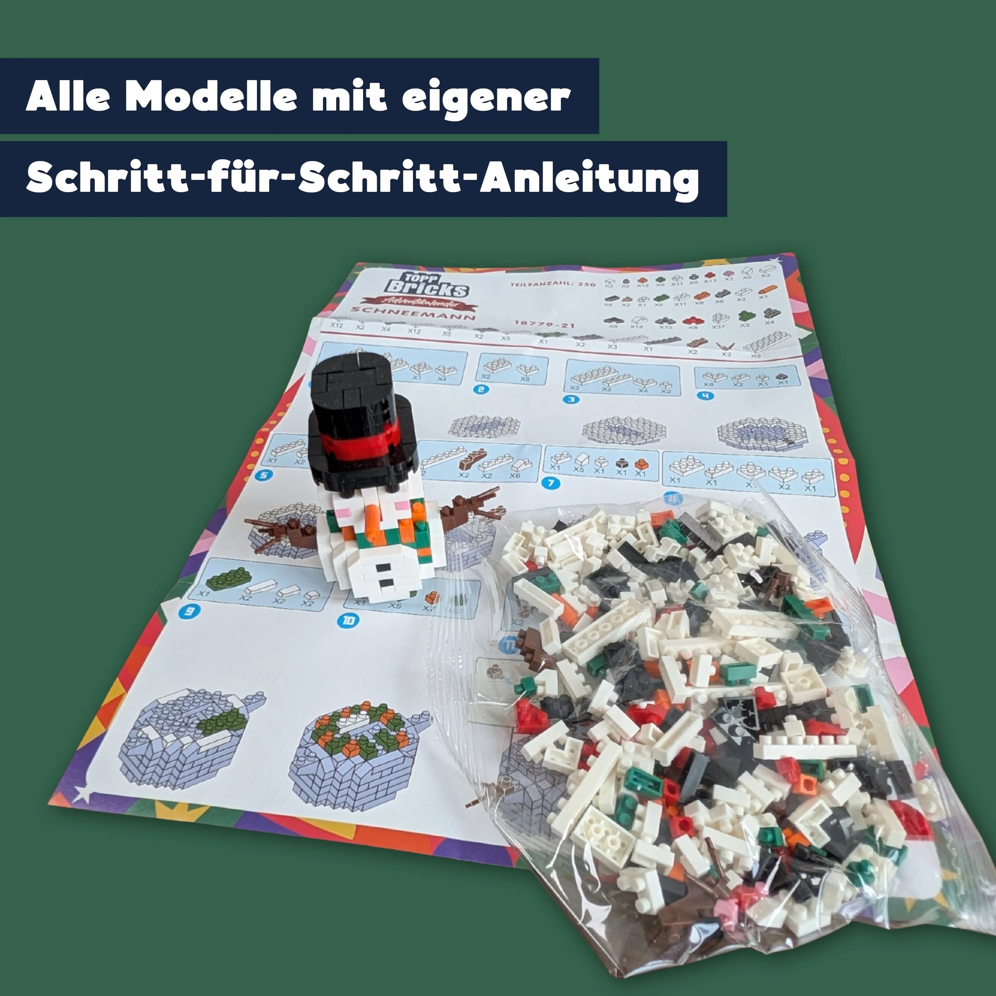 Adventskalender TOPP Bricks mit Mini-Klemmbausteinen - Bild 5