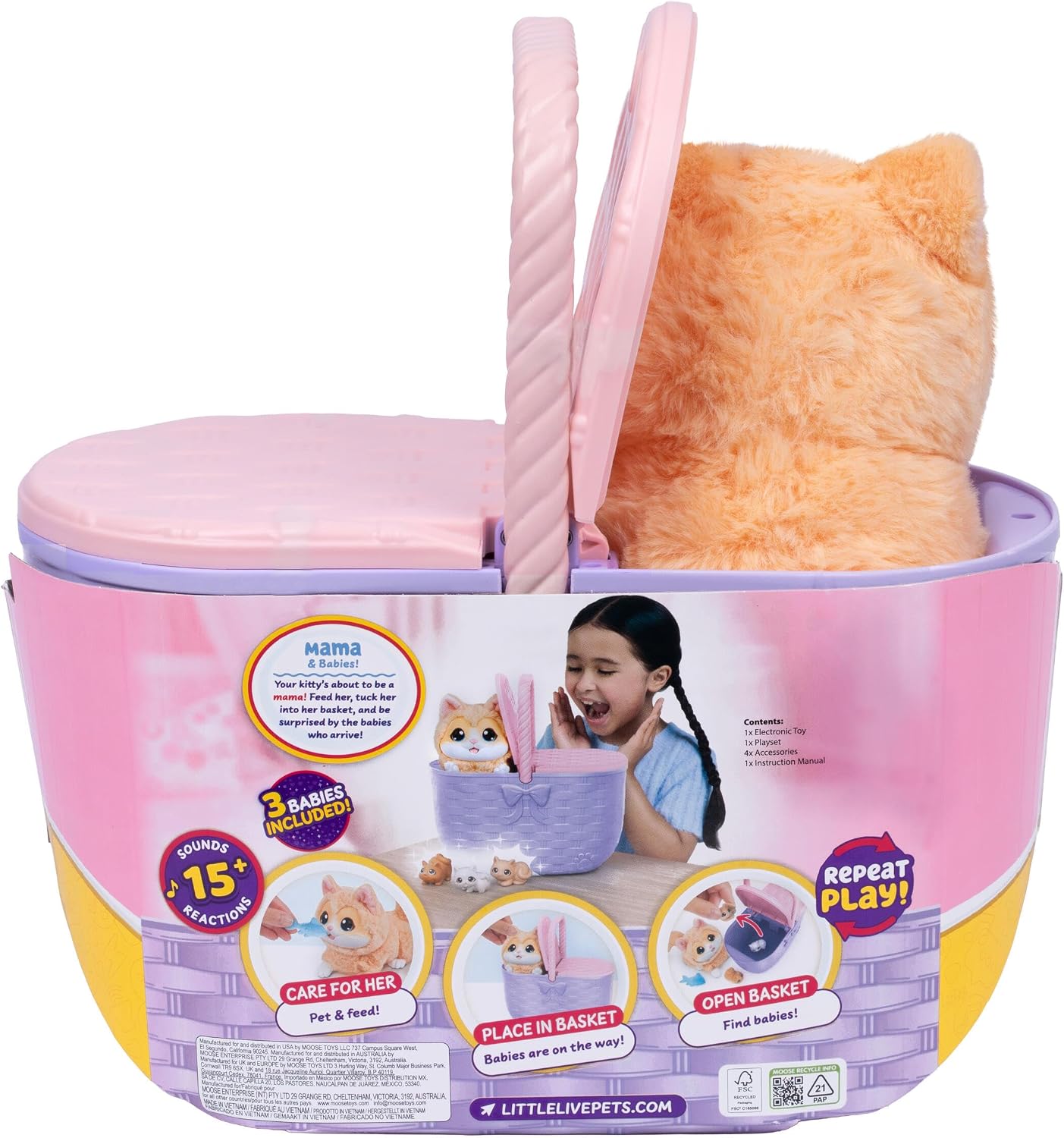 LITTLE LIVE PETS MAMA SURPRISE S7 Kätzchen Spielset - Bild 5