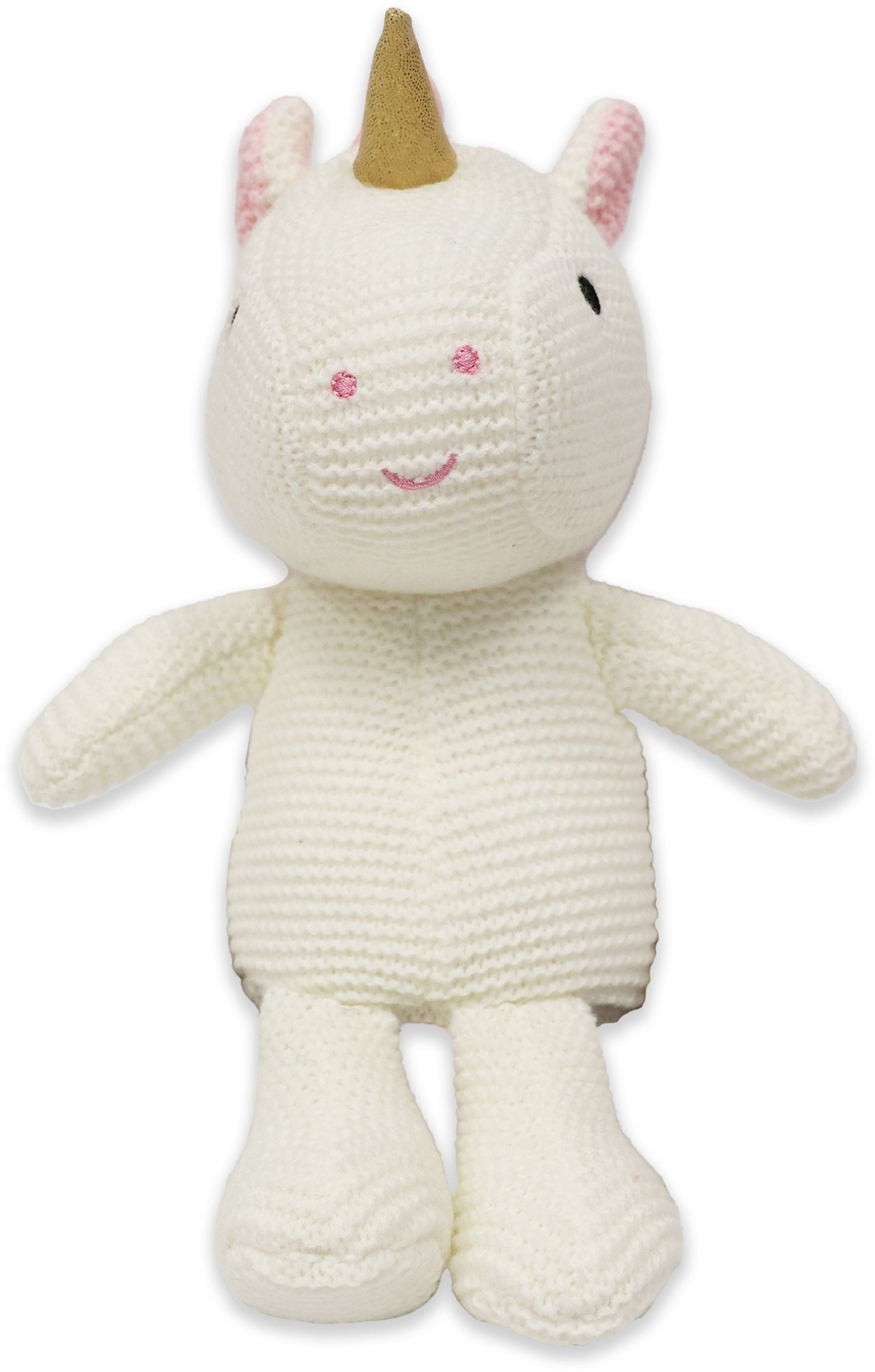 Spielmaus Baby Strick-Kuscheltiere mit Rassel - Bild 3