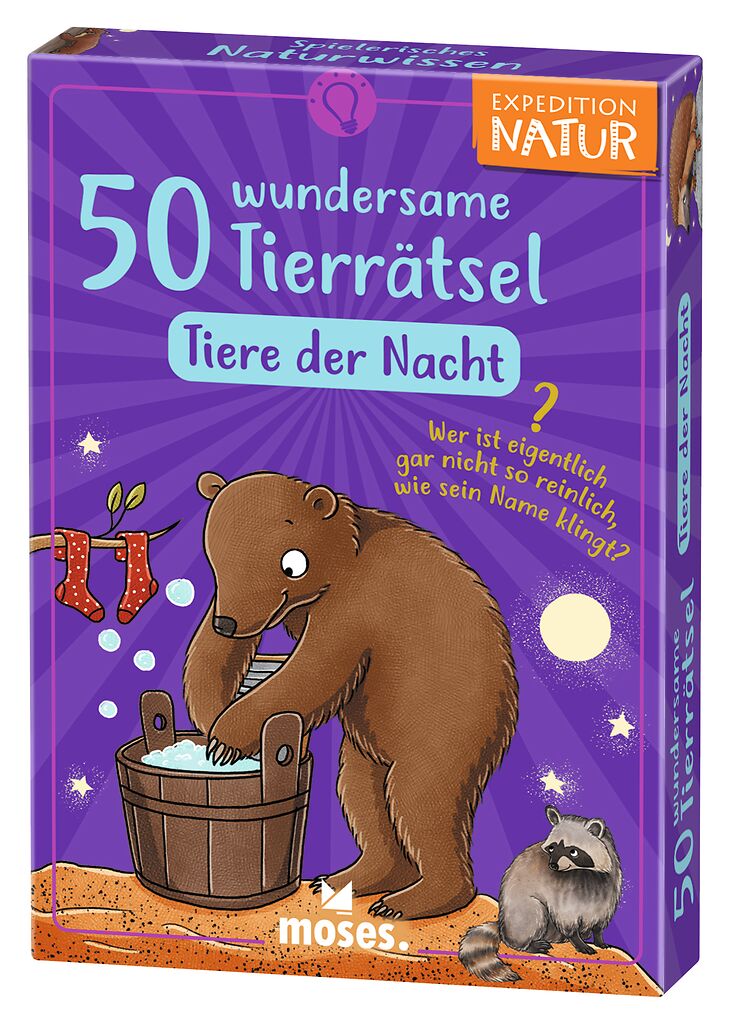 50 Natur wundersame Tierrätsel  Tiere der Nacht - Bild 1