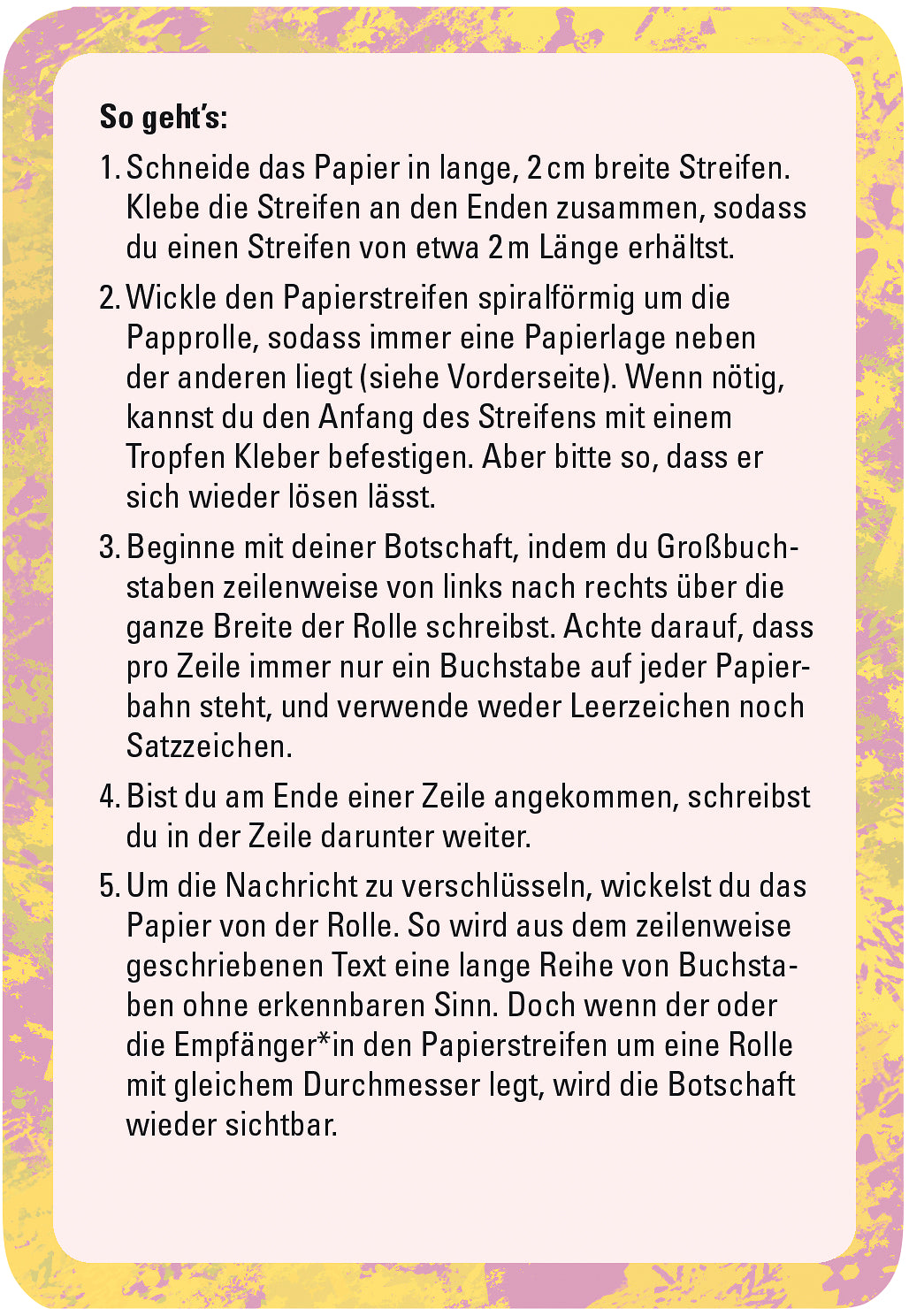 50 Codes und Geheimschriften Karten - Bild 2