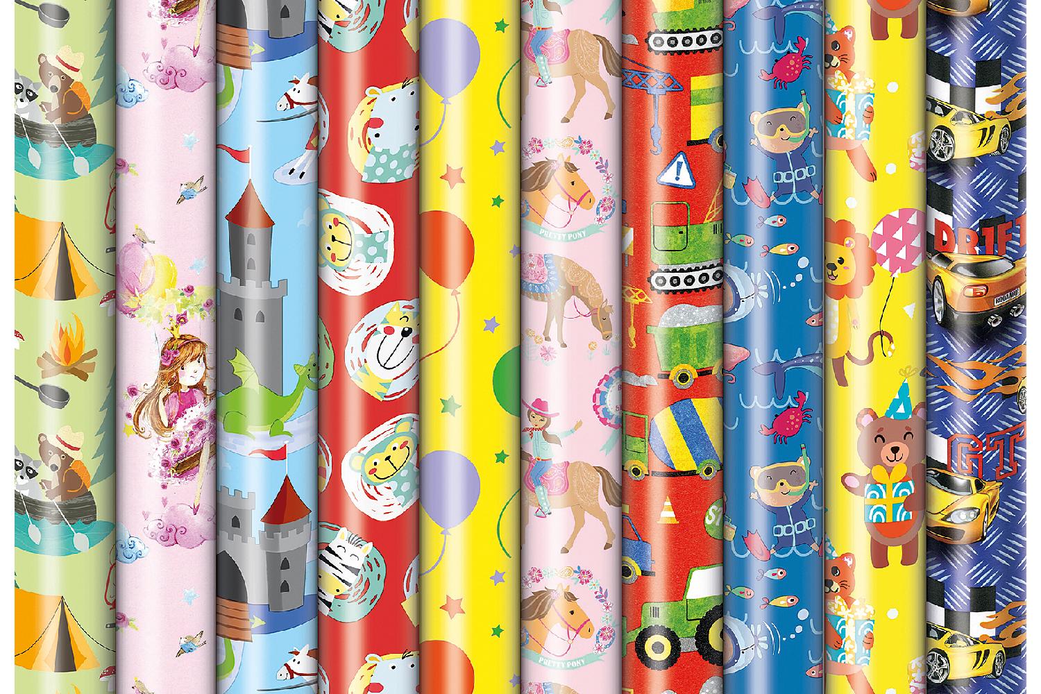 Geschenkpapier Rollen Kinder - Bild 1
