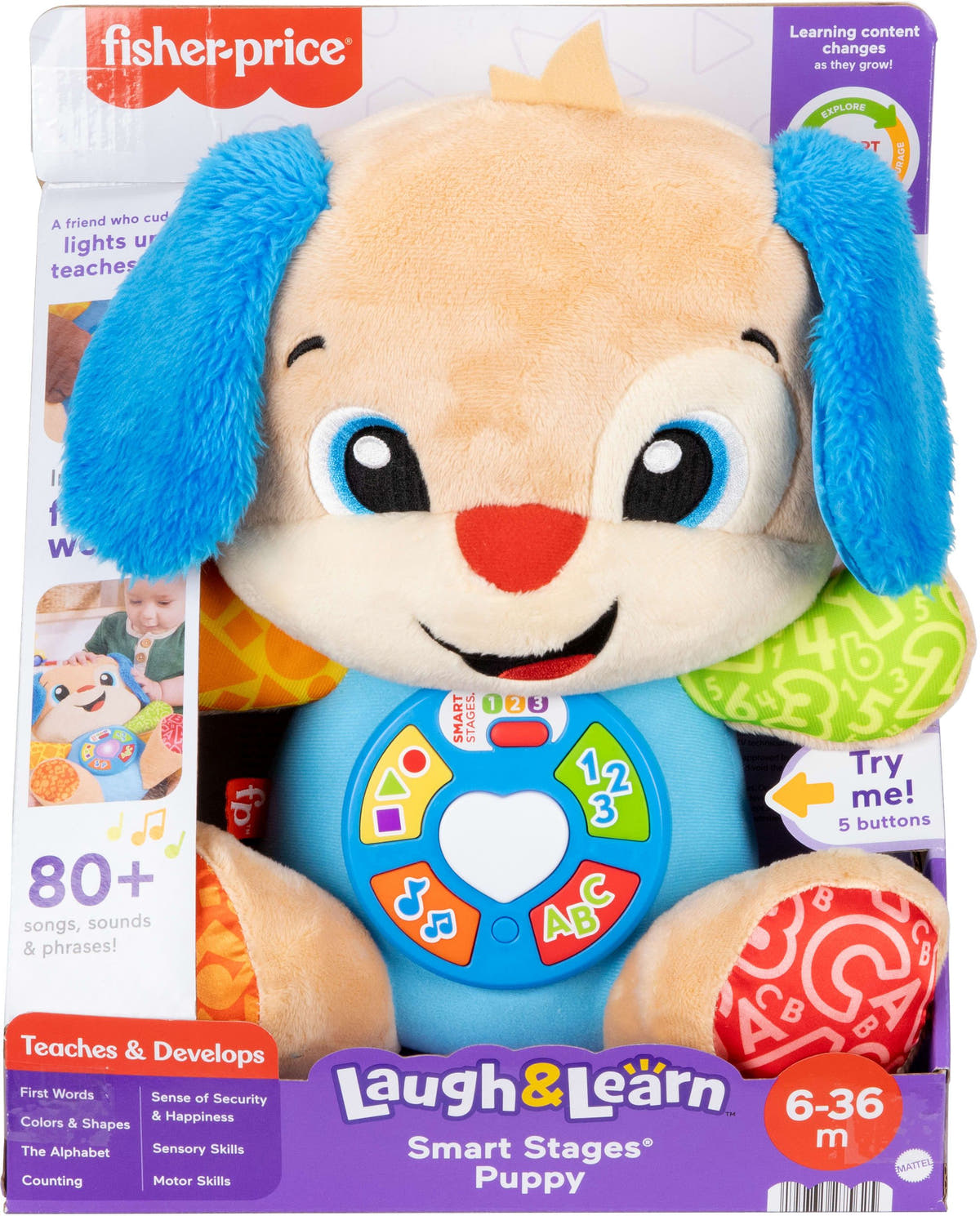 Lernspass Hündchen  blau FisherPrice - Bild 1