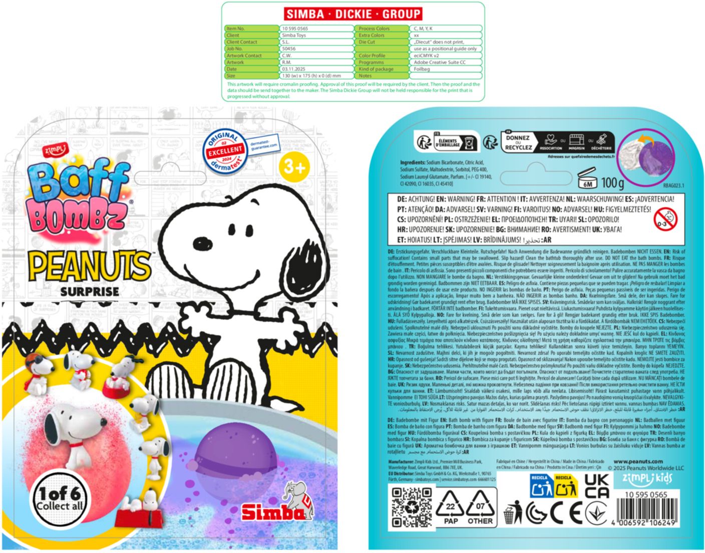 Baff Badebombe Surprise Peanuts - Bild 2
