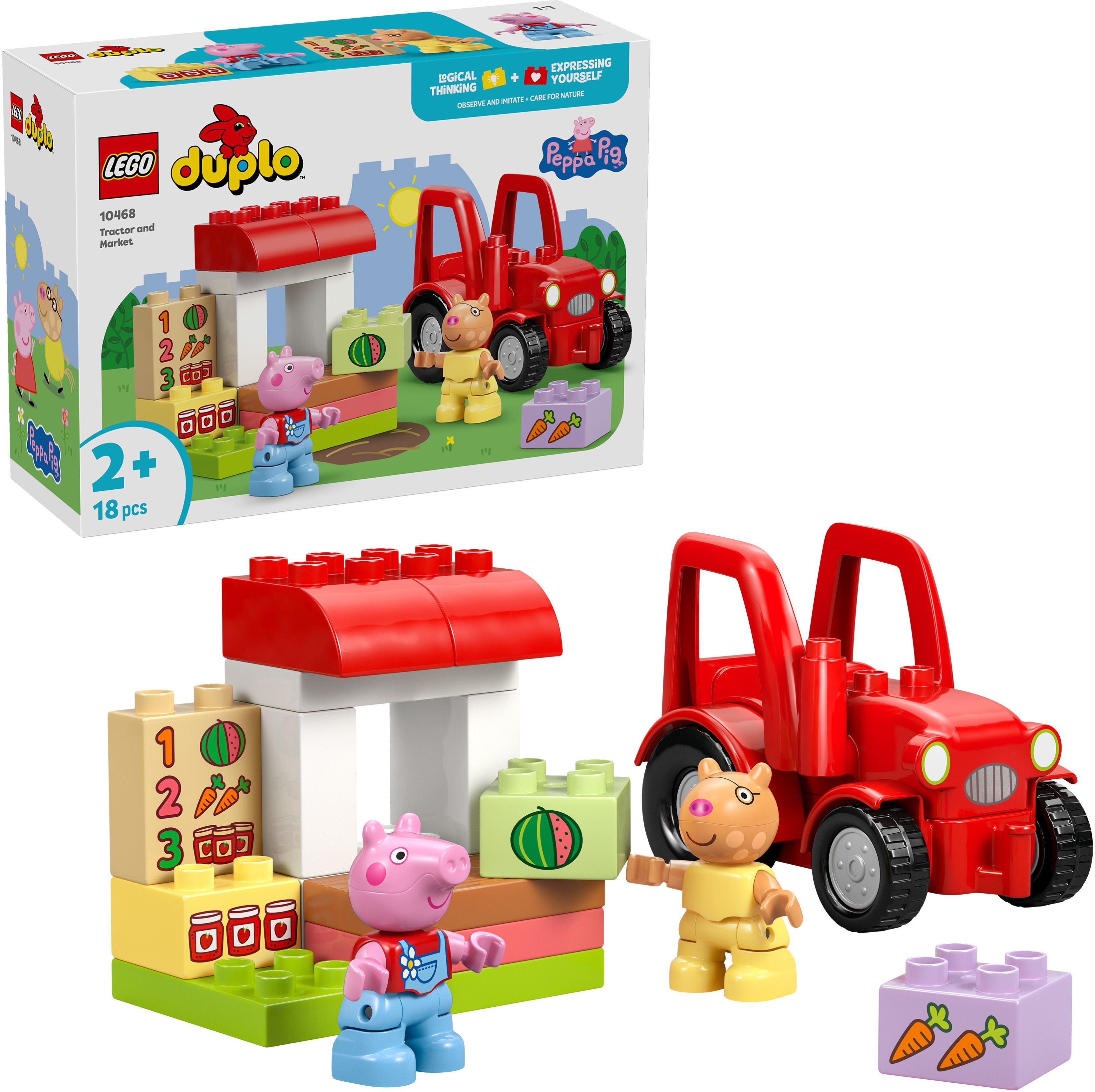 LEGO DUPLO 10468 Peppa Pig Traktor und Marktstand - Bild 6