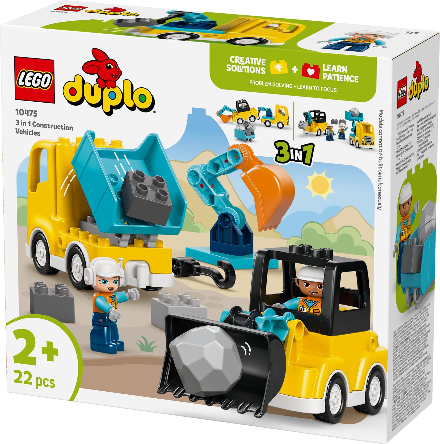 LEGO DUPLO Baufahrzeuge 3-in-1-Set 10475
