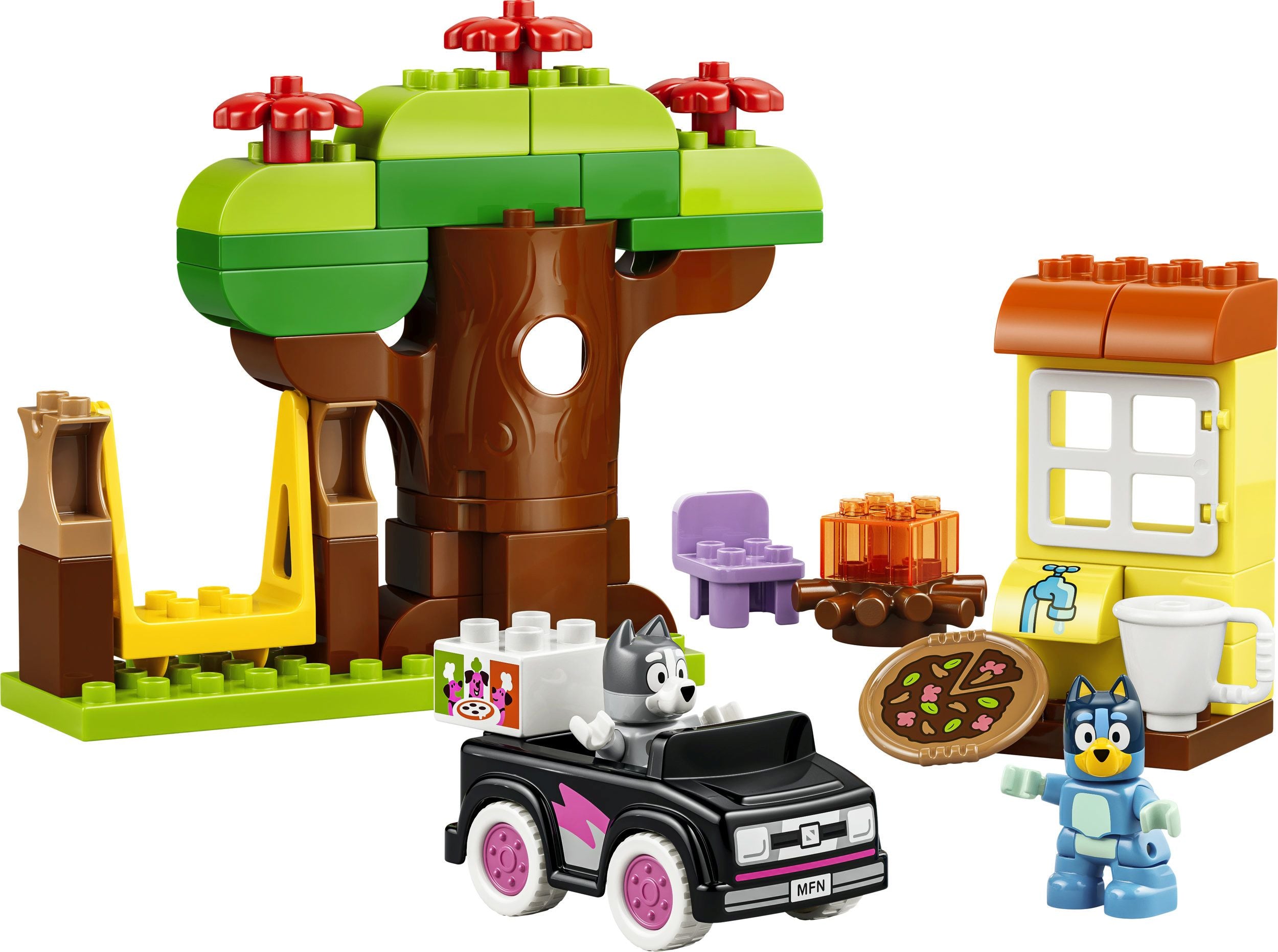 LEGO® Bluey 10469 Pizza-Schwestern mit Muffin und Bluey - Bild 2