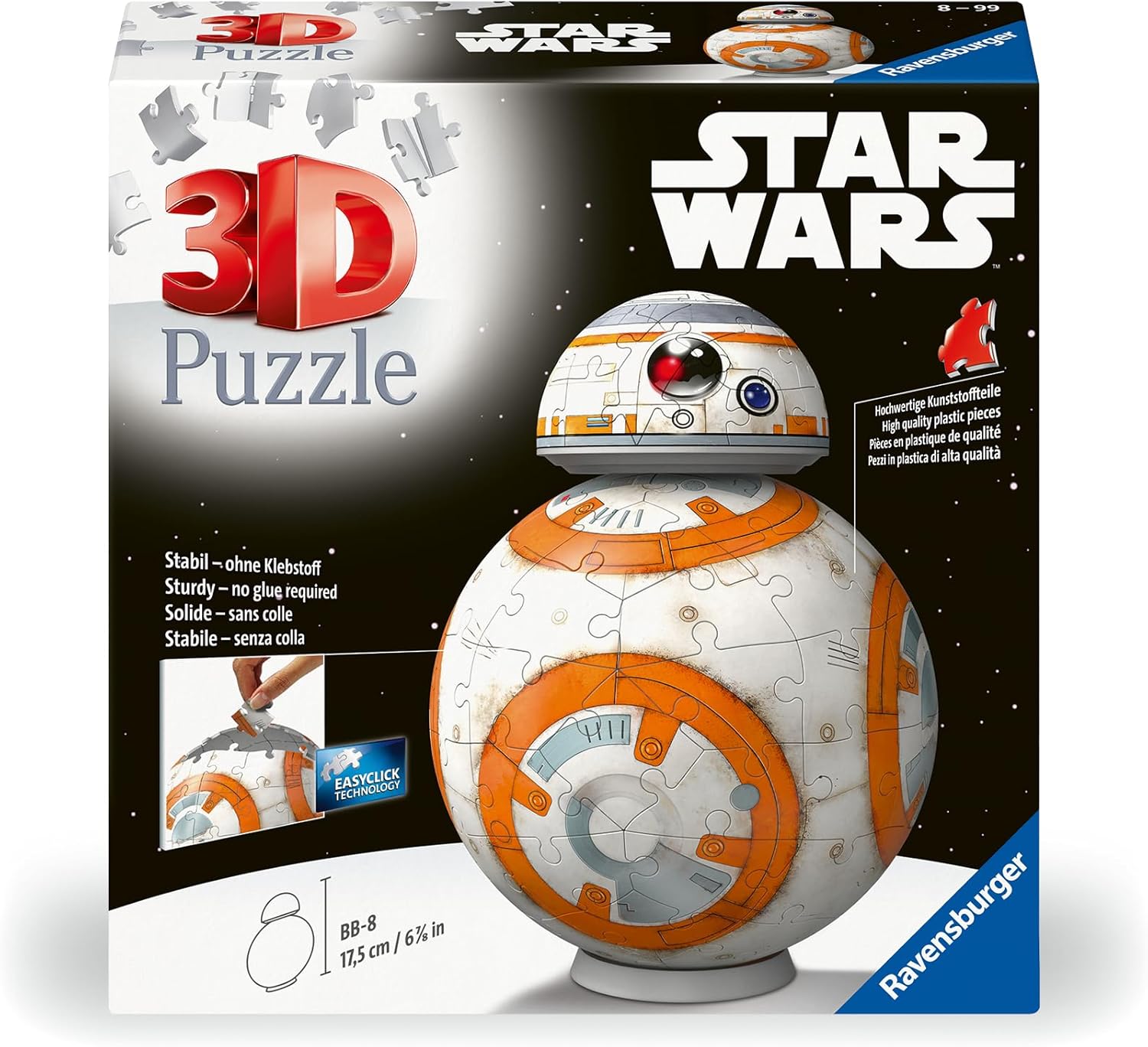 Puzzle 3D Star Wars BB-8 104 Teile - Bild 5