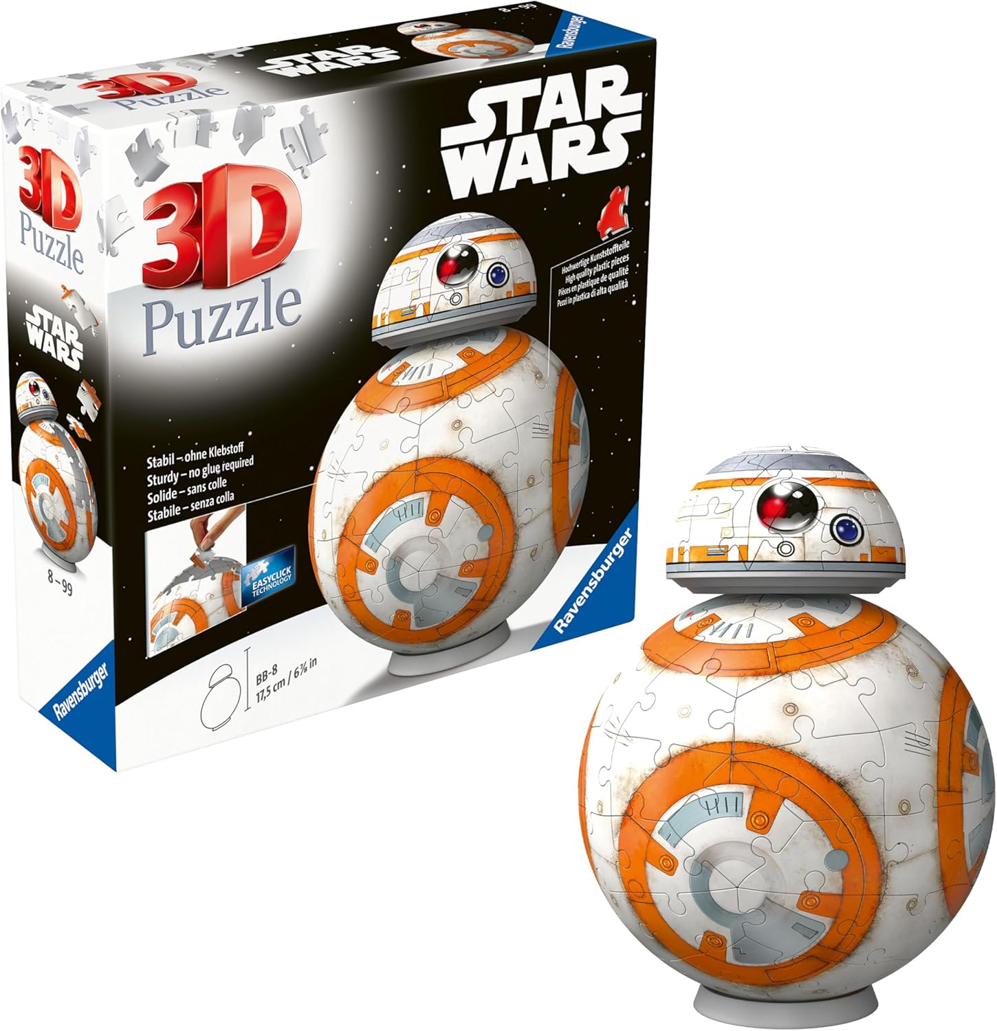 Puzzle 3D Star Wars BB-8 104 Teile - Bild 1