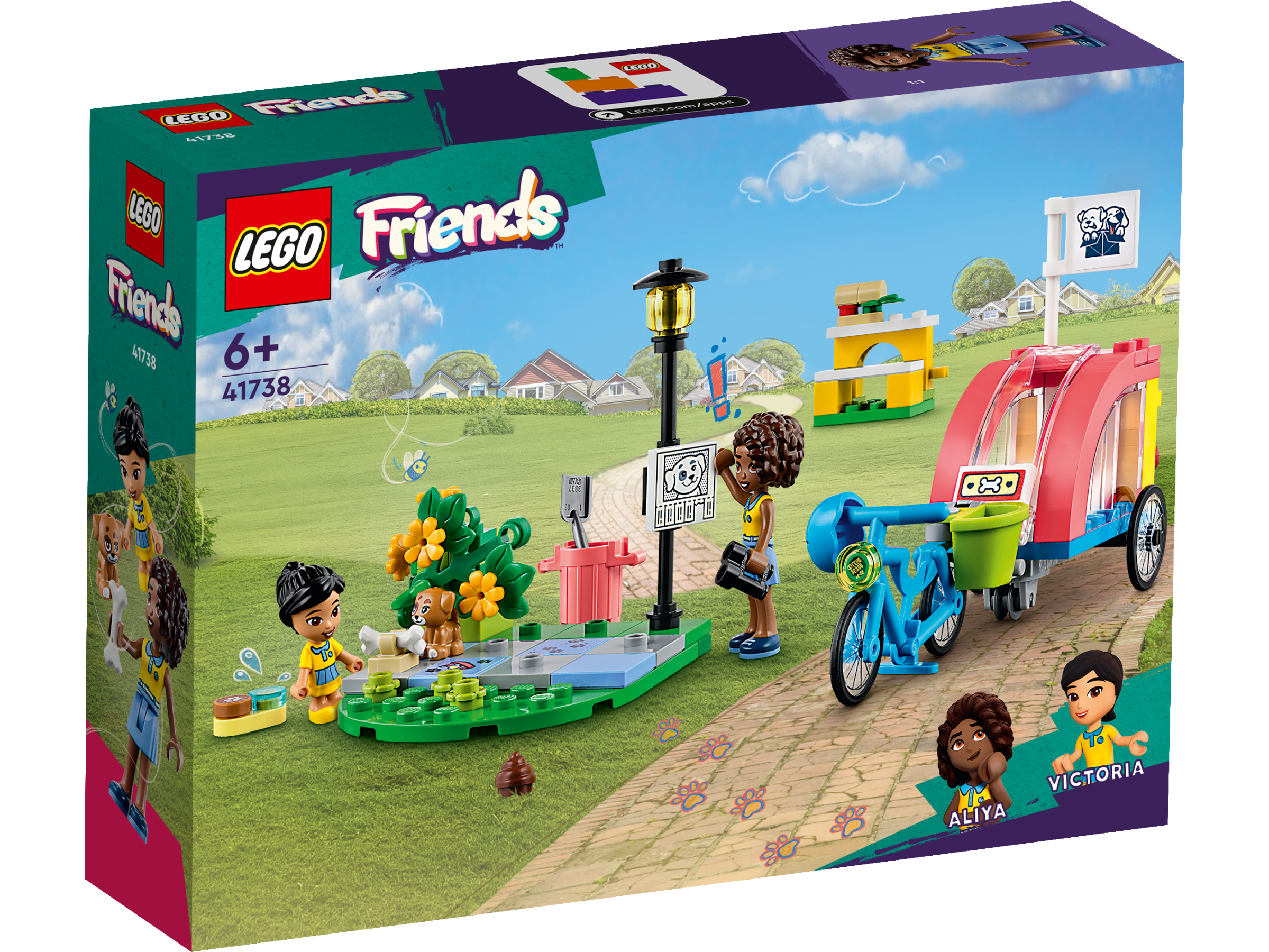 LEGO Friends Hunderettungsfahrrad 41738 - Bild 8