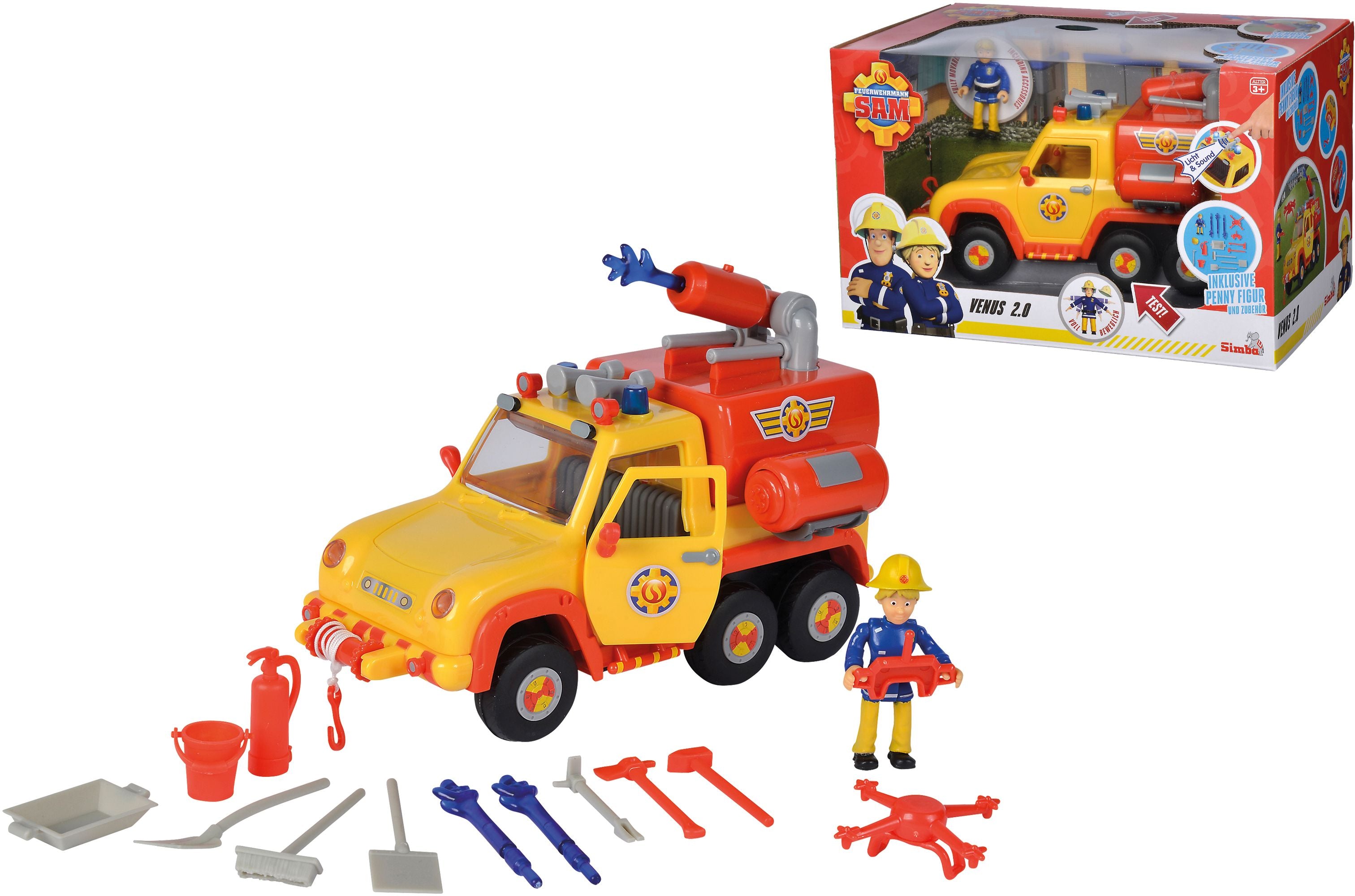 Feuerwehrmann Sam Feuerwehrauto Venus - Bild 1