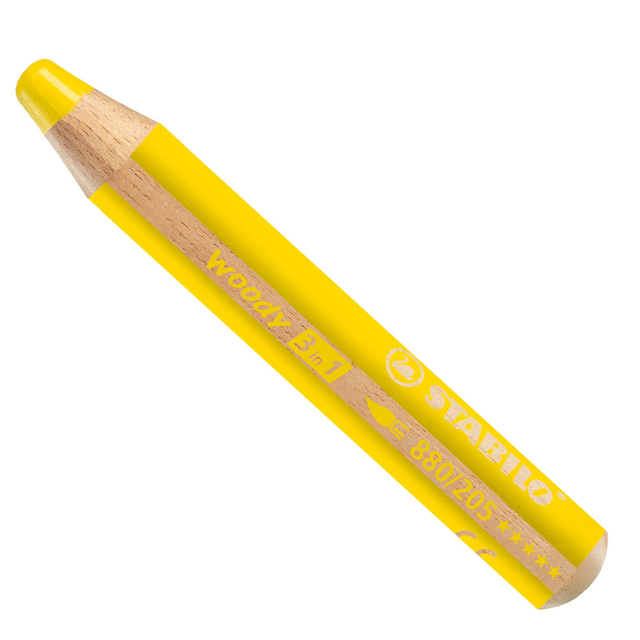 Stabilo Woody 3in1 Malstift gelb - Bild 1