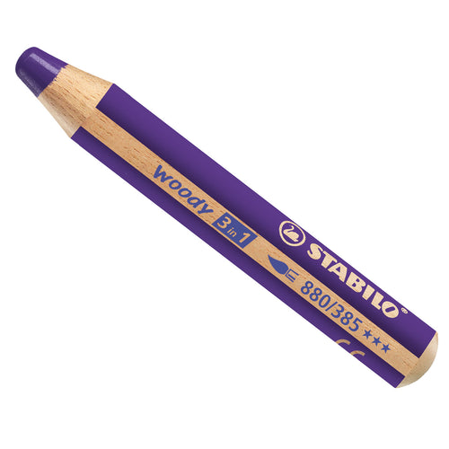 Stabilo Woody 3in1 Malstift violett