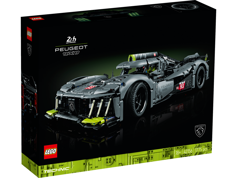 LEGO Technic PEUGEOT 9X8 24H Le Mans Hybrid Hypercar 42156