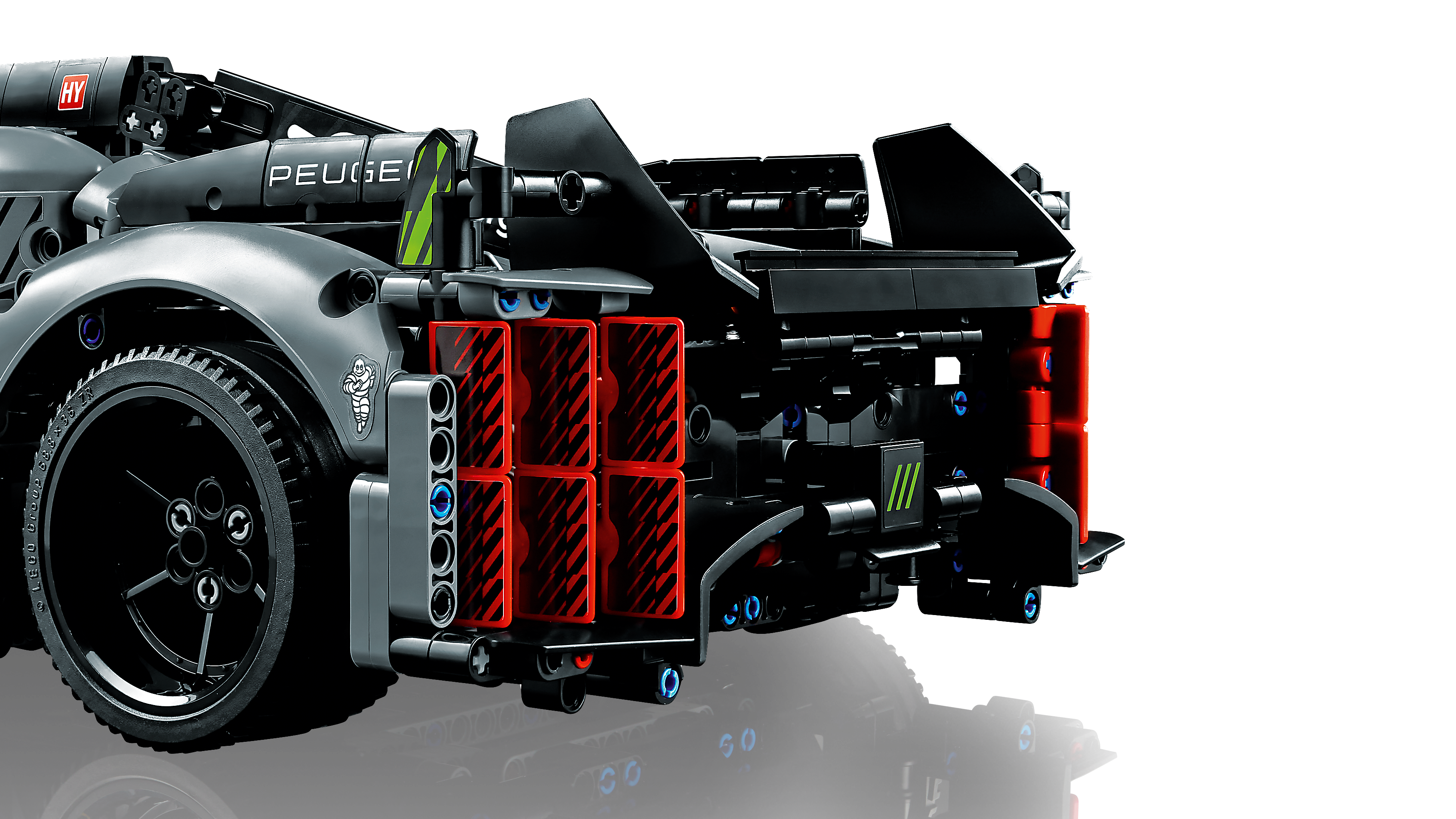 LEGO Technic PEUGEOT 9X8 24H Le Mans Hybrid Hypercar 42156 - Bild 3
