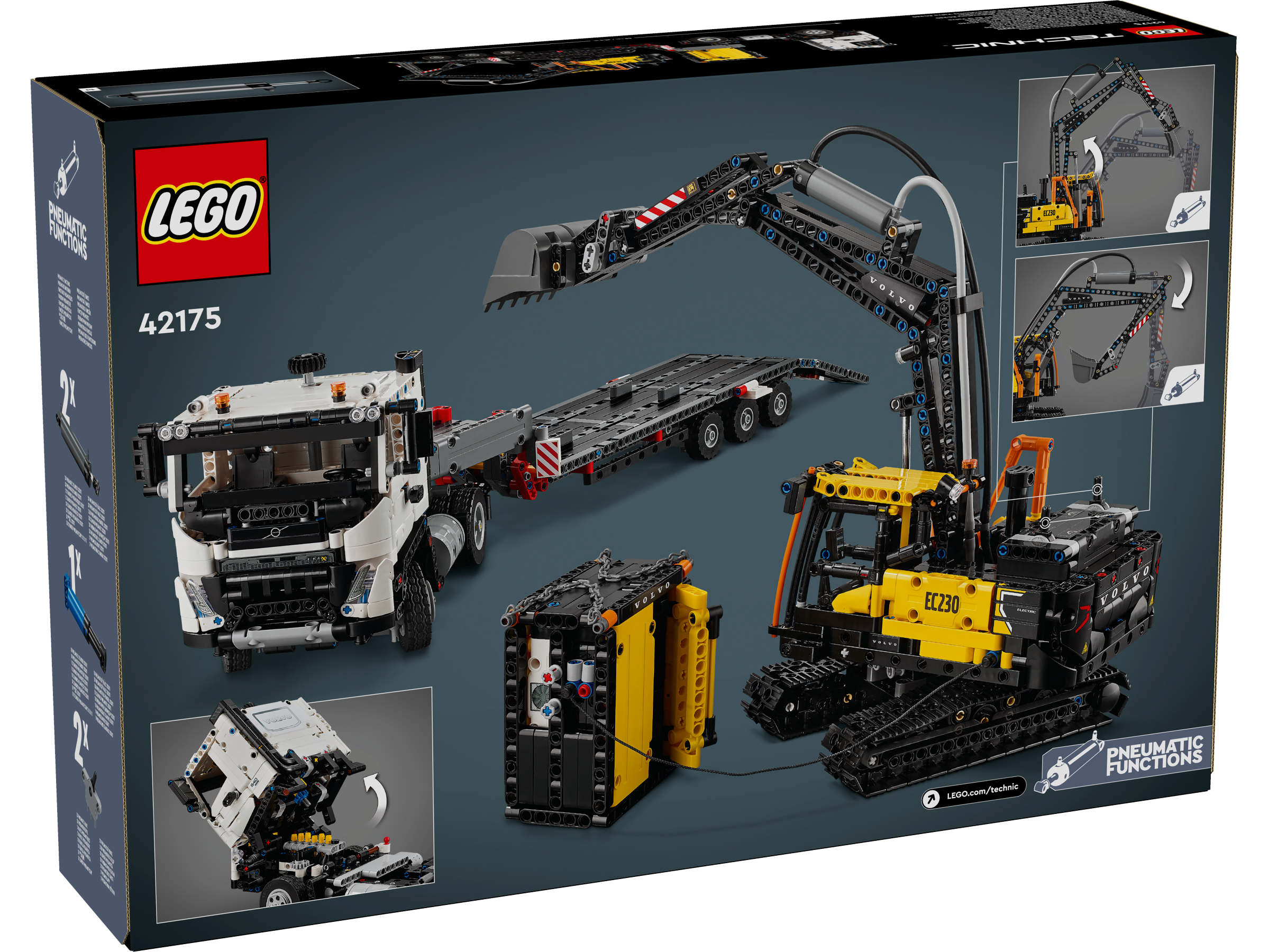 LEGO Technic Volvo FMX LWK mit E230 Electric Raupenbagger 42175 - Bild 10