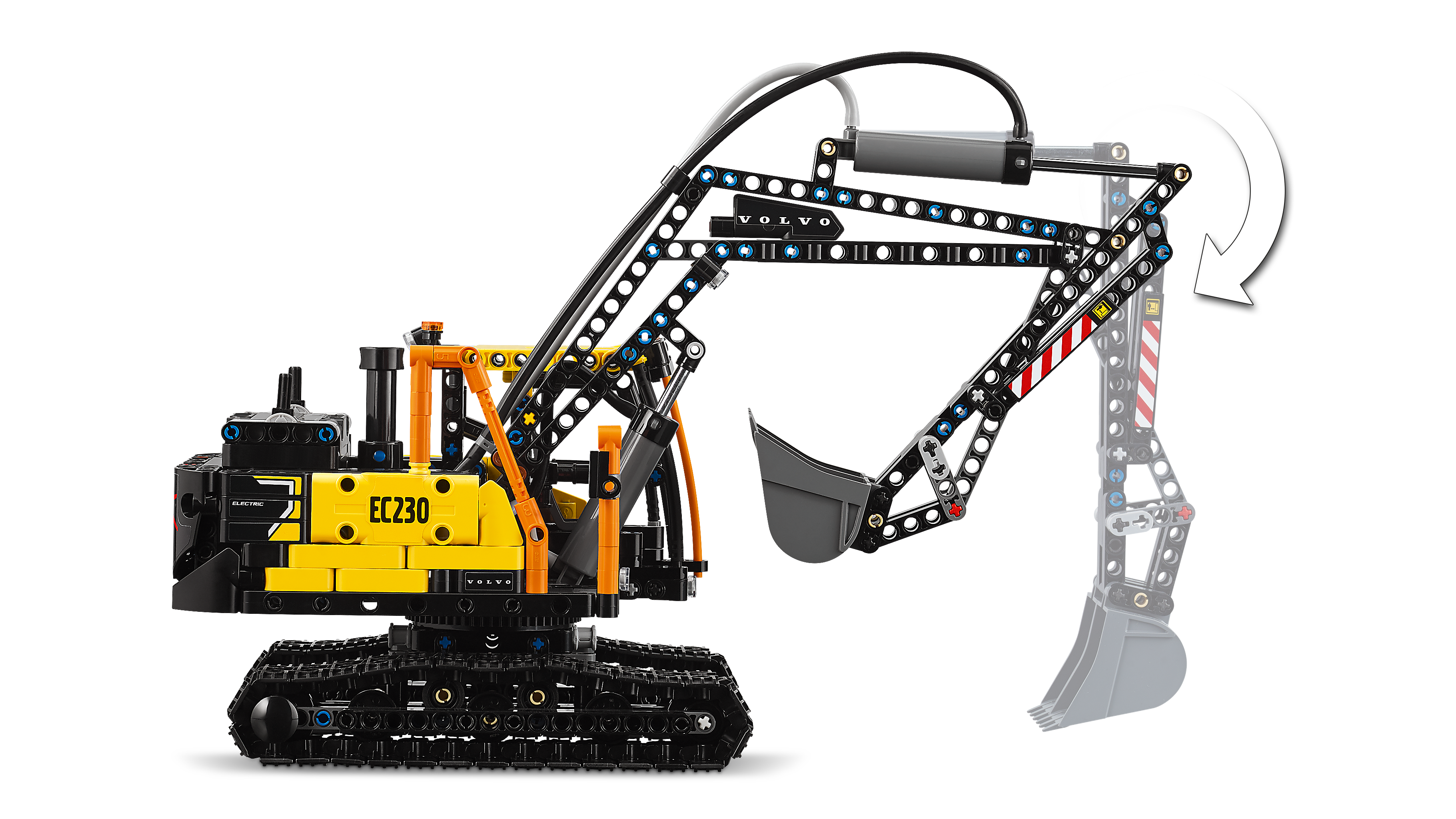LEGO Technic Volvo FMX LWK mit E230 Electric Raupenbagger 42175 - Bild 7