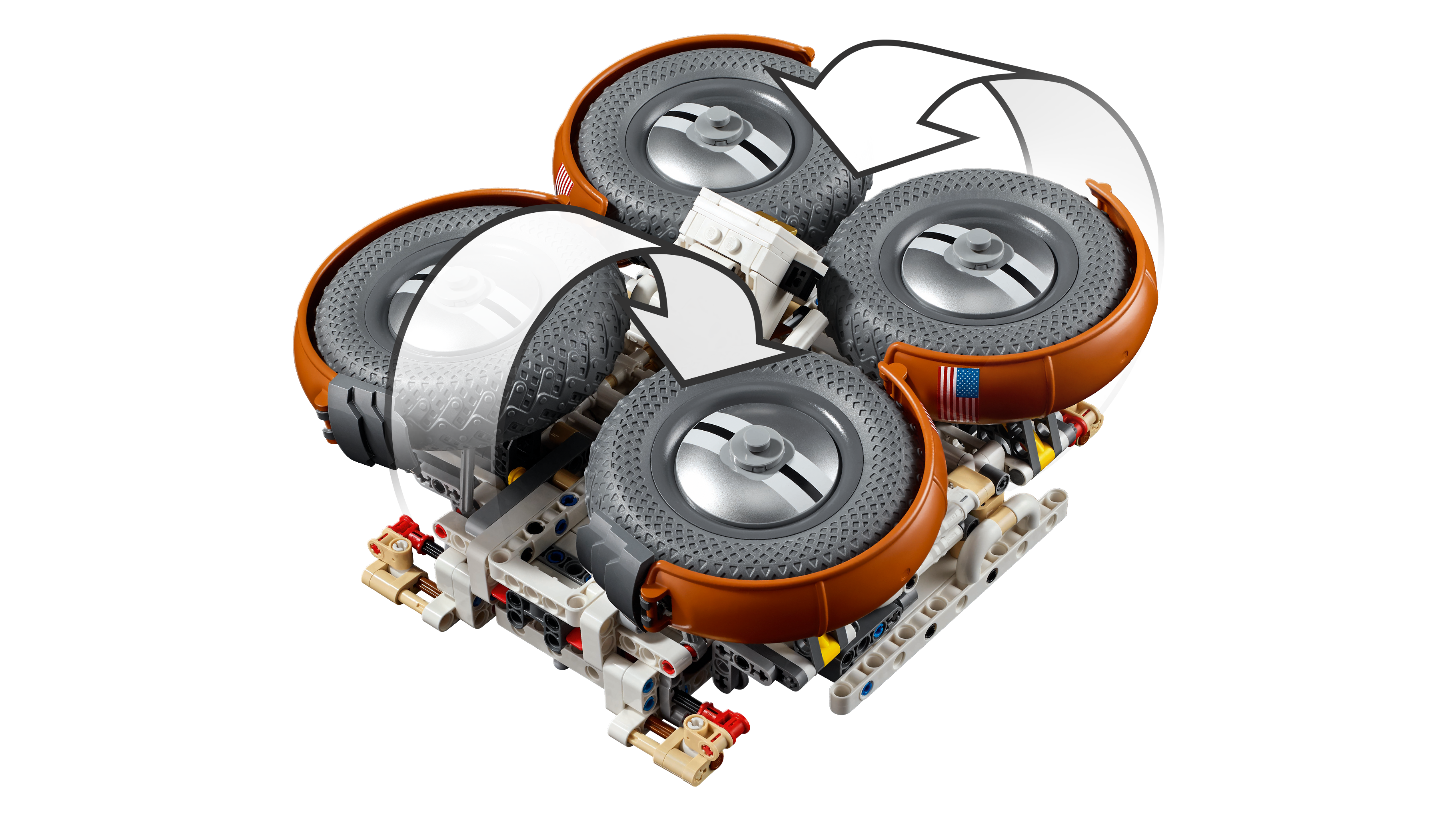 LEGO Technic NASA Apollo Lunar Roving Vehicle 42182 - Bild 6