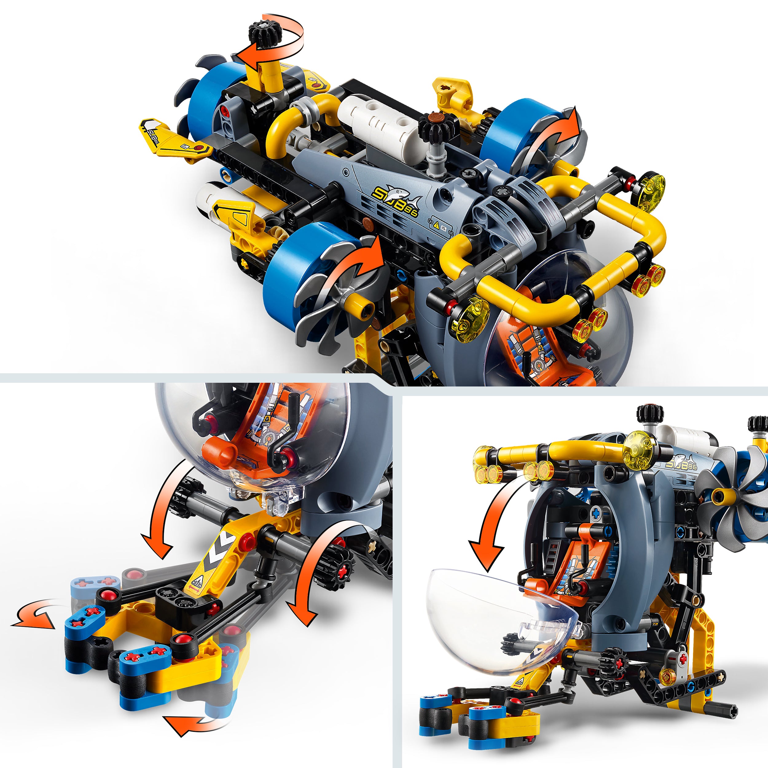 LEGO Technic Tiefseeforscher U-Boot 42201 - Bild 6