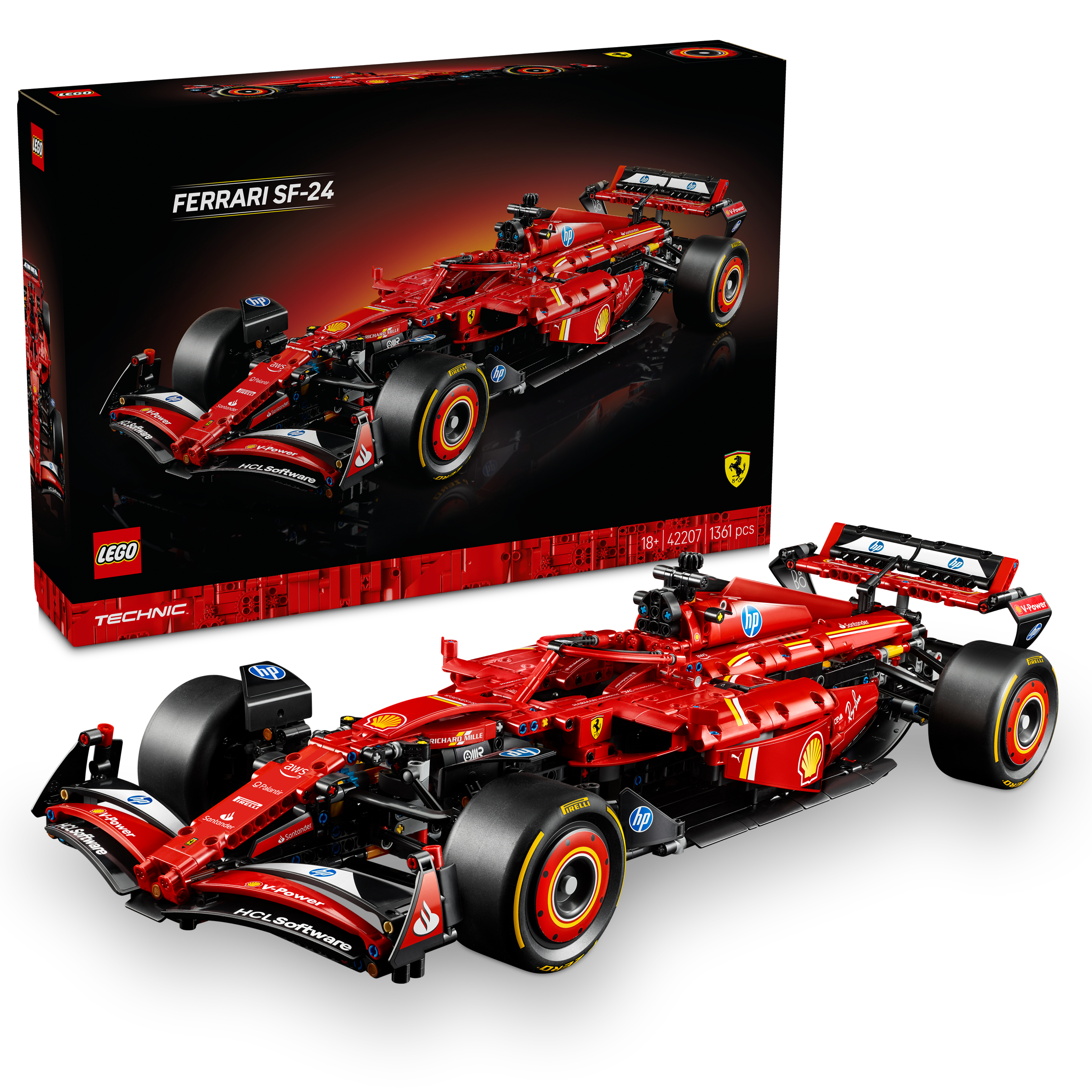 LEGO Technic Ferrari SF-24 F1 Rennauto 42207 - Bild 6