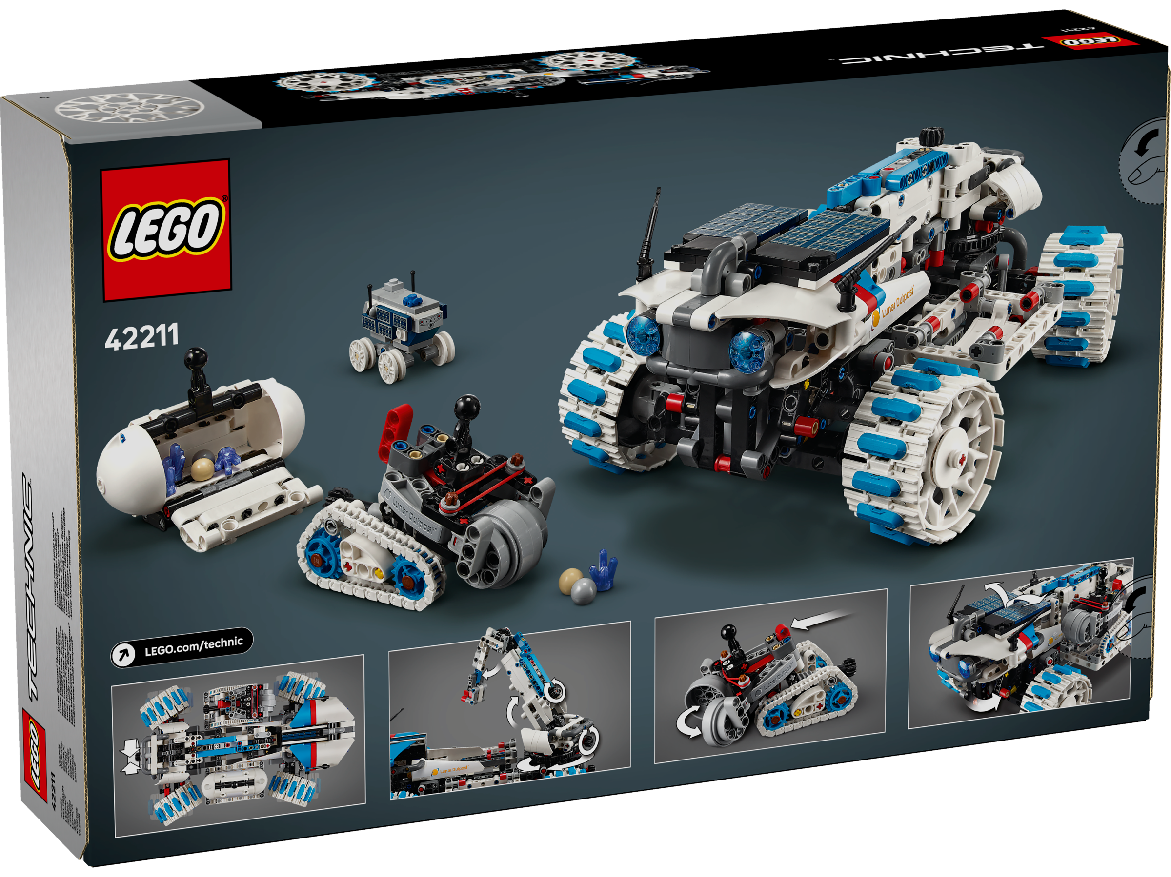 LEGO Technic Lunar Outpost™ Mondrover-Raumfahrzeug 42211 - Bild 8