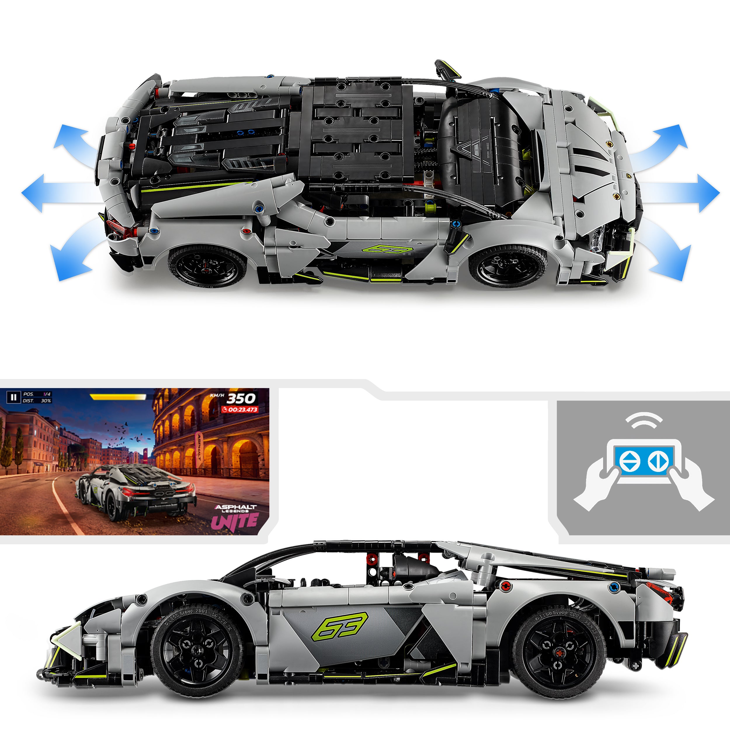 LEGO Technic Lamborghini Revuelto Supersportwagen 42214 - Bild 5