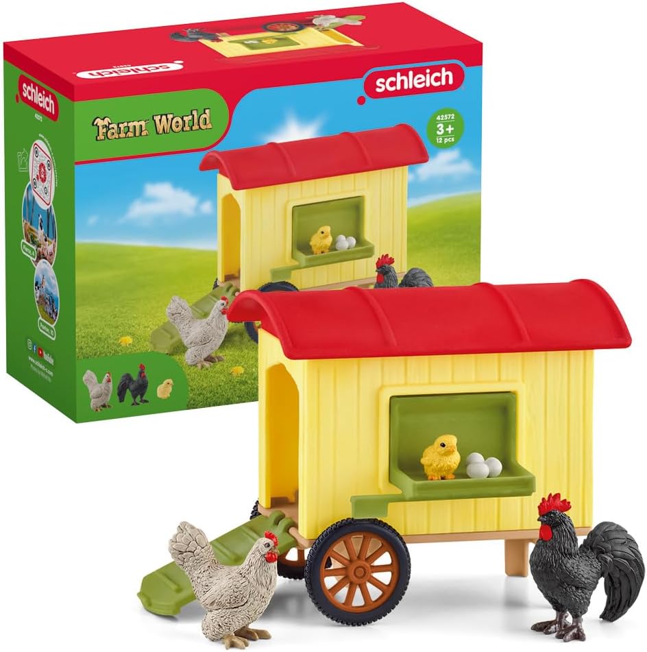 Schleich Hühnerstall auf Rädern 42572 - Bild 1