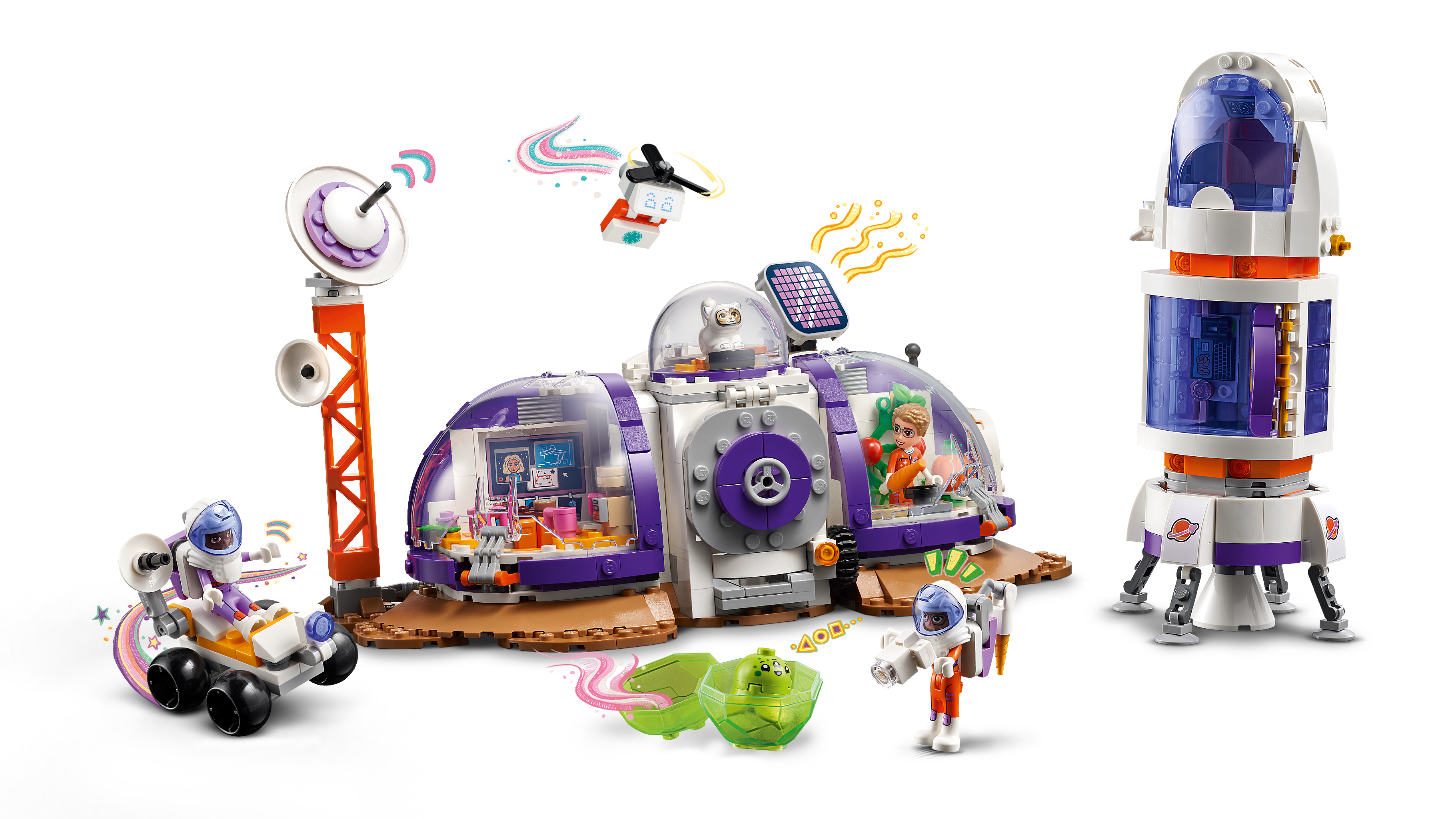 LEGO Friends Mars Raumbasis mit Rakete 42605 - Bild 4