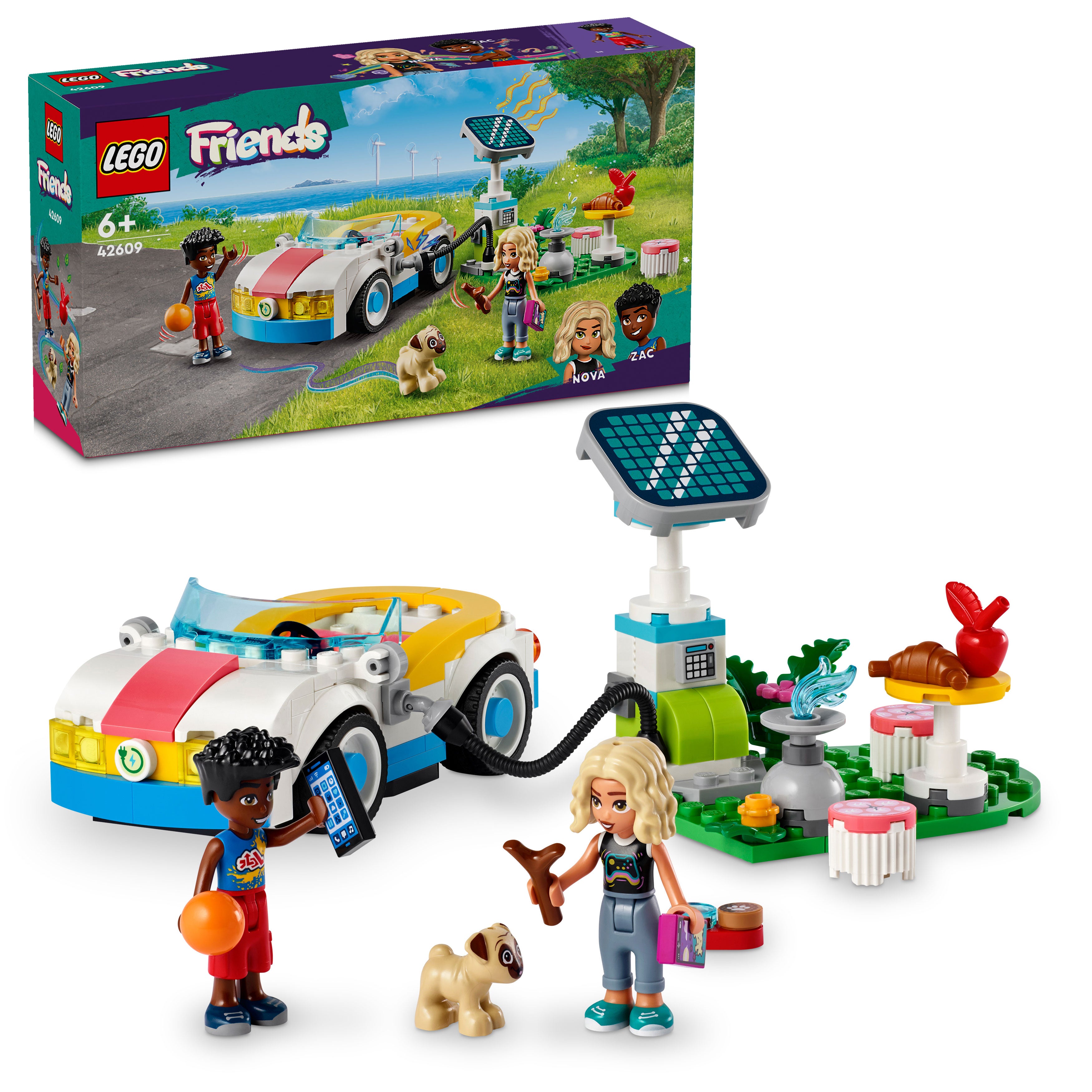 LEGO Friends E-Auto mit Ladestation 42609 - Bild 3