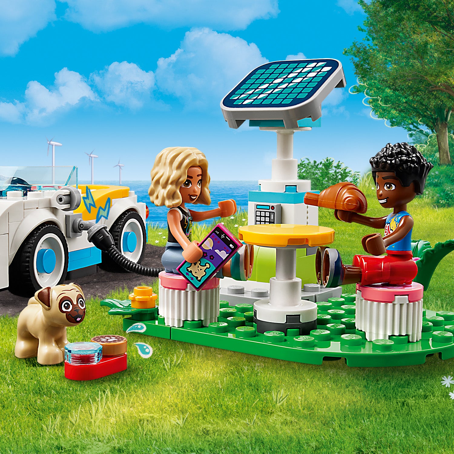 LEGO Friends E-Auto mit Ladestation 42609 - Bild 4