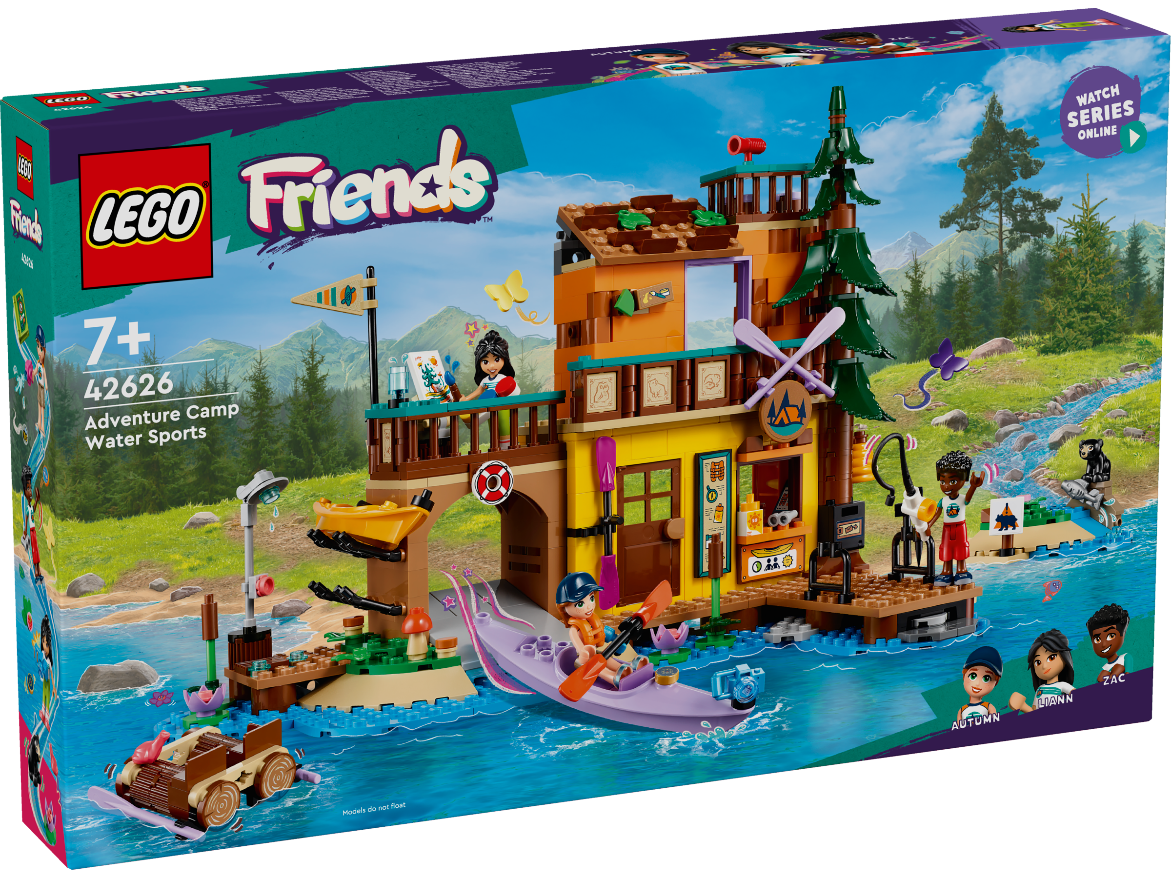 LEGO Friends Abenteuercamp mit Kayak 42626 - Bild 1