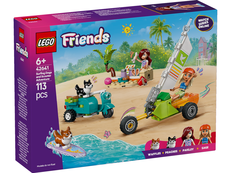 LEGO Friends Strandabenteuer mit Hunden 42641