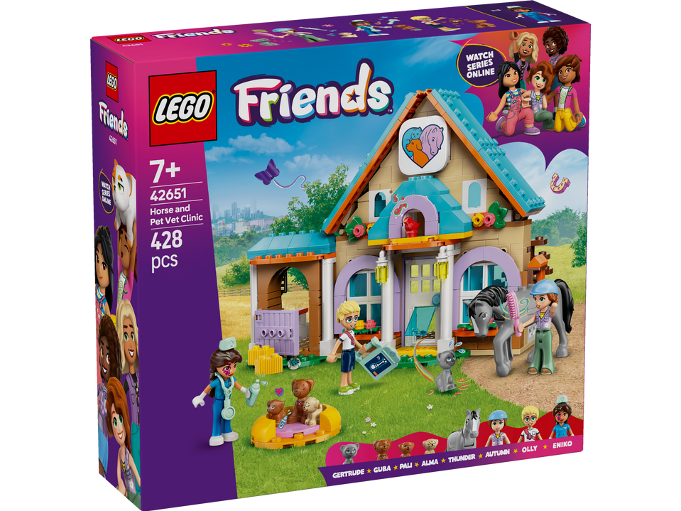 LEGO Friends Tierarztpraxis für Pferde und Haustiere 42651