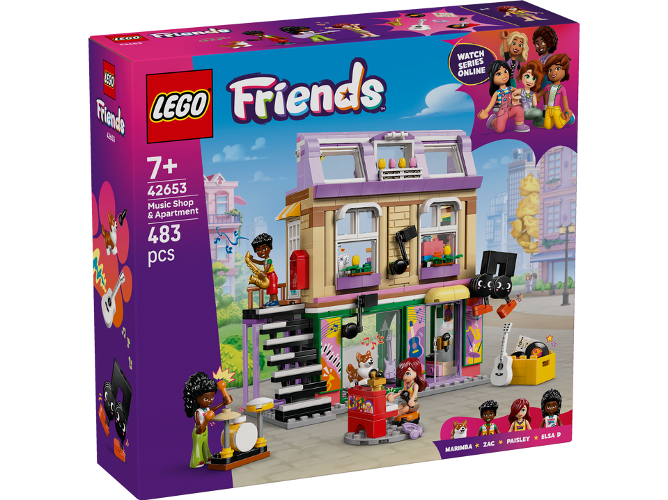 LEGO Friends  Musikladen & Wohnung 42653