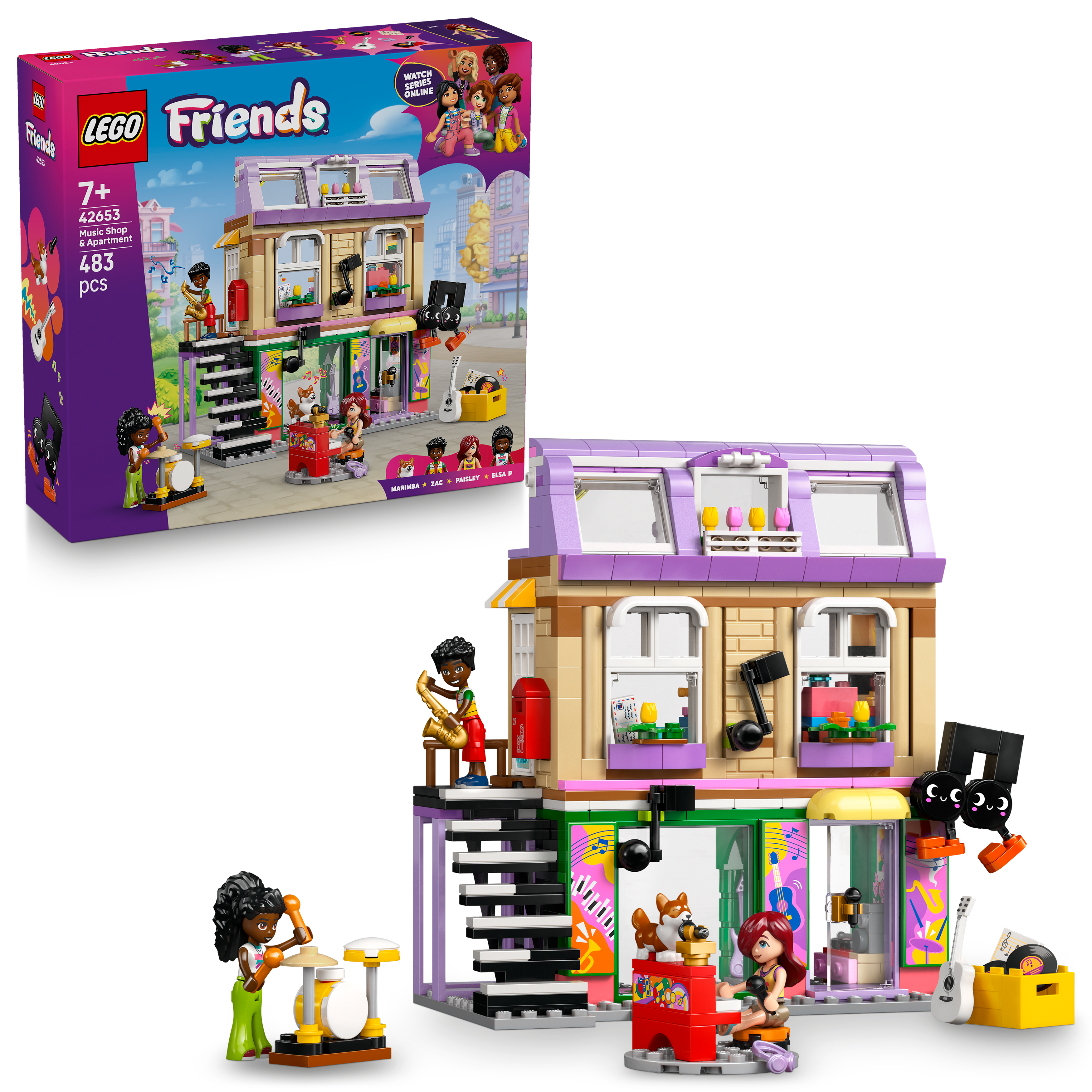 LEGO Friends  Musikladen & Wohnung 42653 - Bild 9