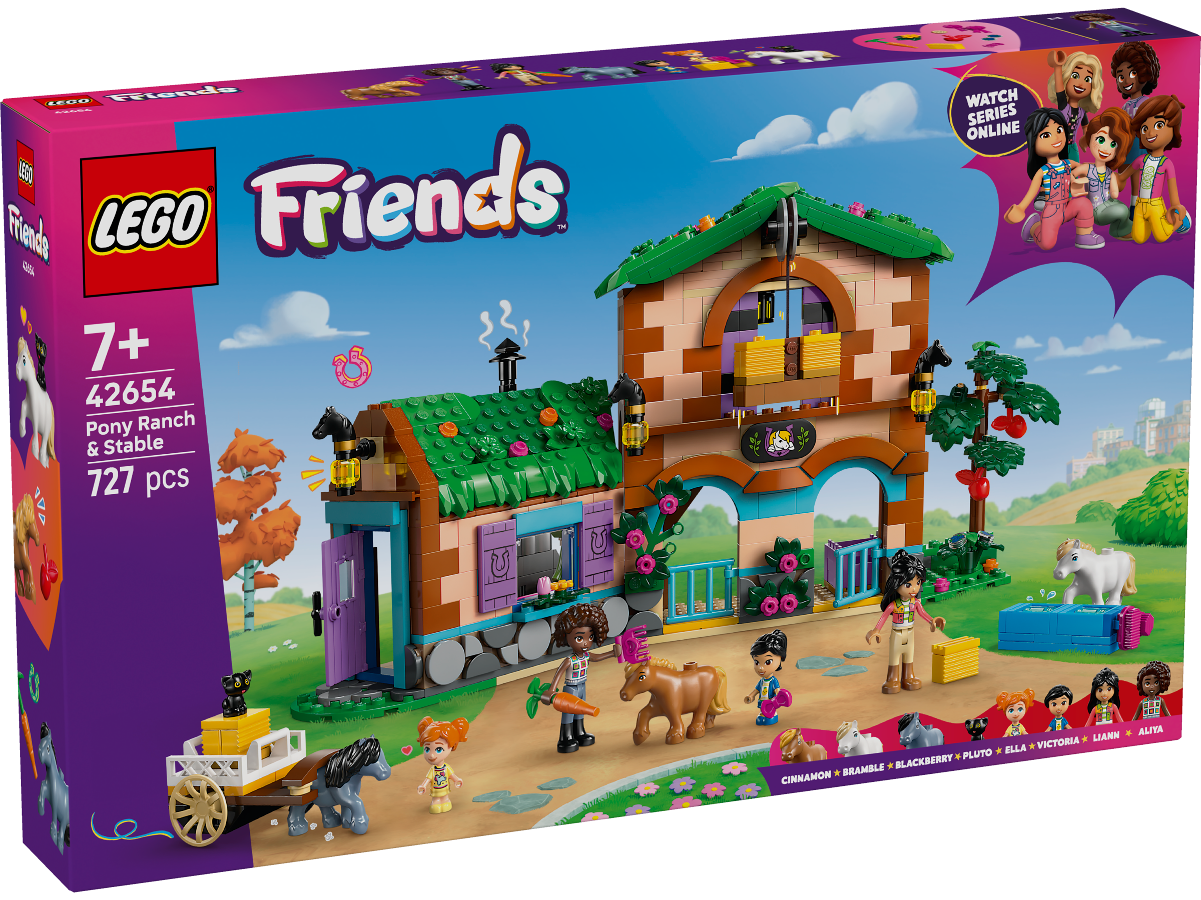 LEGO Friends  Ponyhof & Stall 42654 - Bild 1