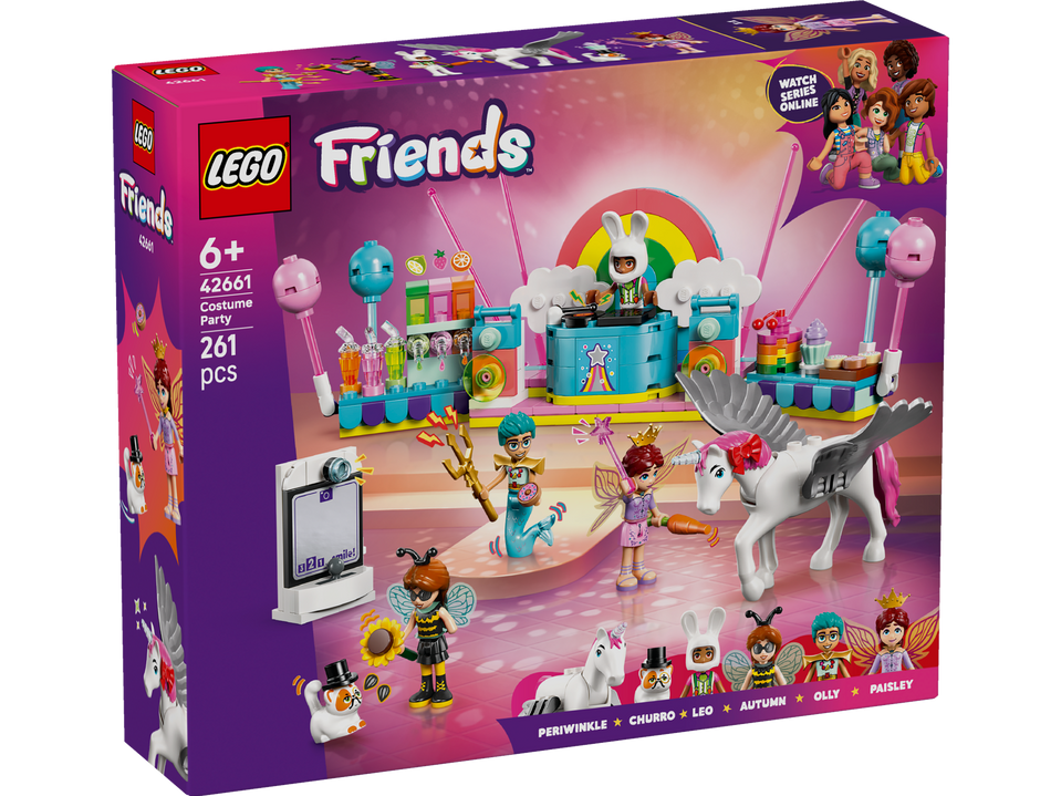 LEGO Friends  Kostümparty mit Einhorn und Fee 42661