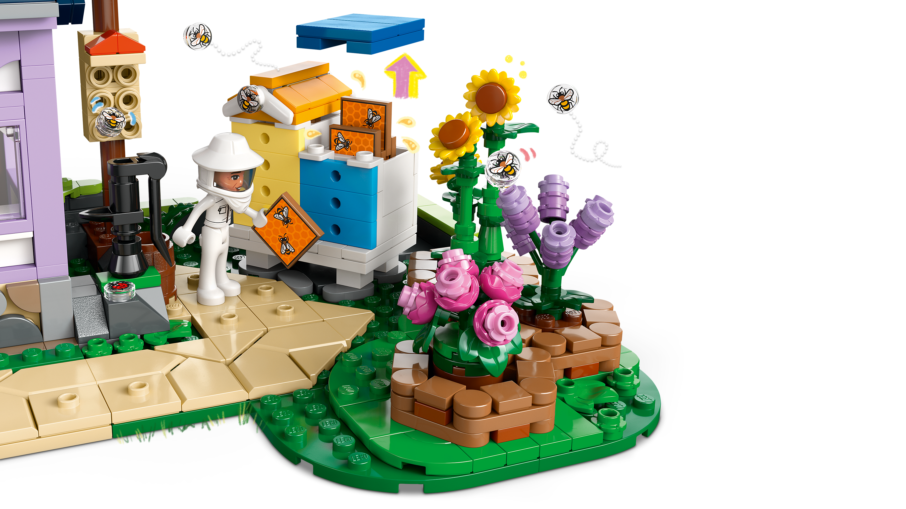 LEGO Friends Haus und Blumengarten der Imker 42669 - Bild 3